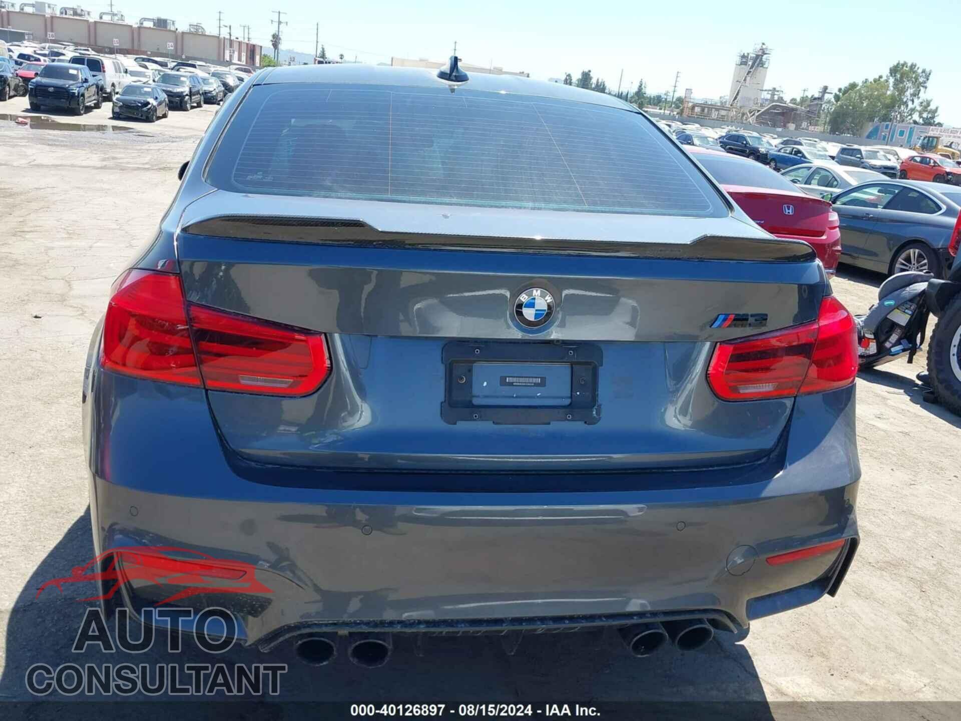BMW M3 2017 - WBS8M9C58H5G84583