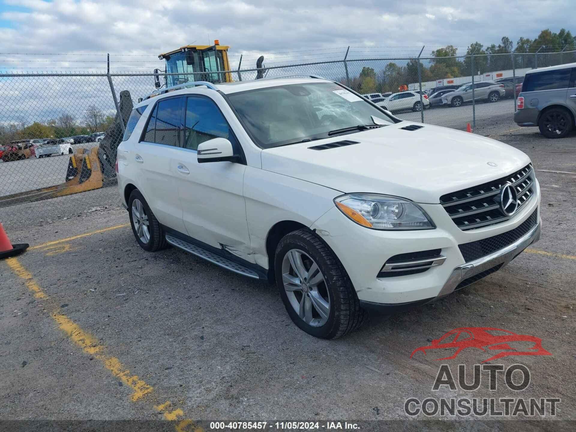 MERCEDES-BENZ ML 350 2013 - 4JGDA5HB7DA104854