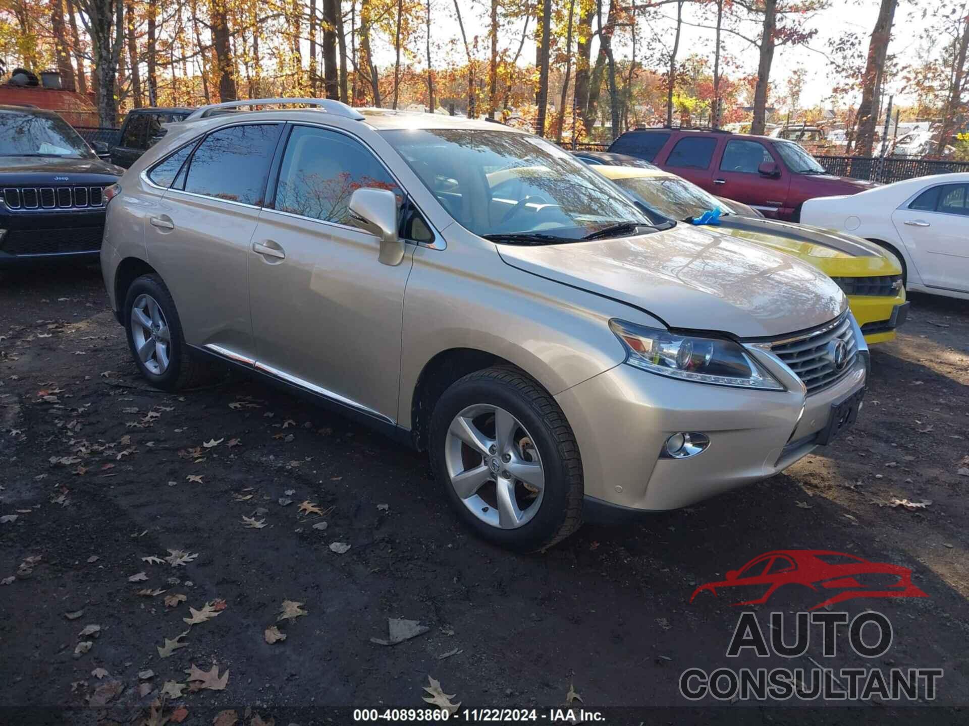 LEXUS RX 350 2013 - JTJBK1BA4D2033069