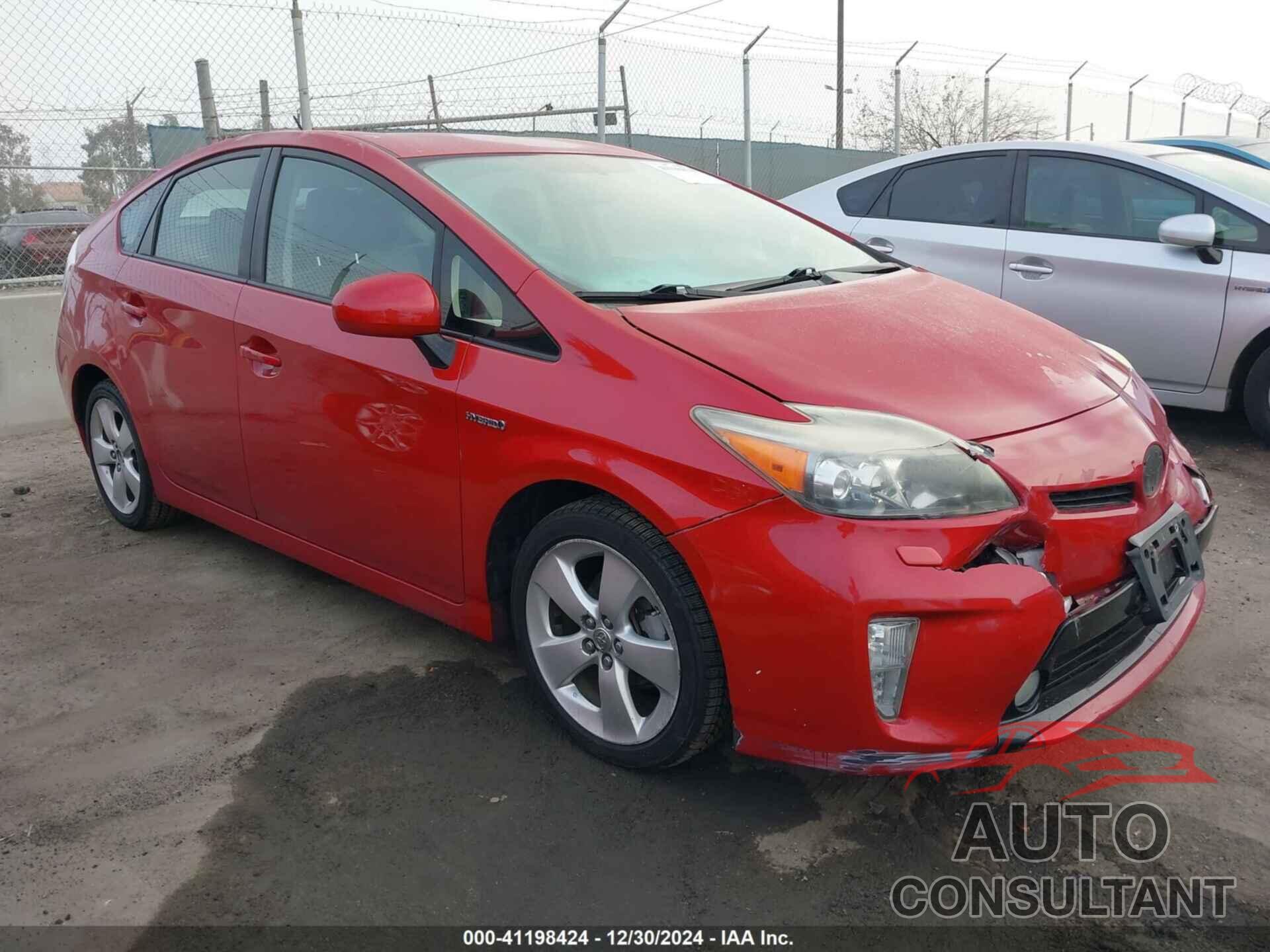 TOYOTA PRIUS 2012 - JTDKN3DU5C5429246