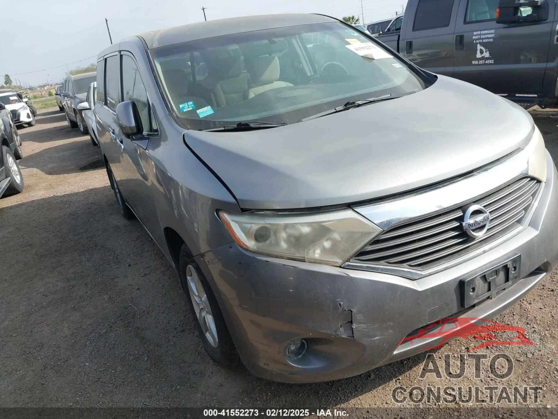 NISSAN QUEST 2011 - JN8AE2KP6B9012832