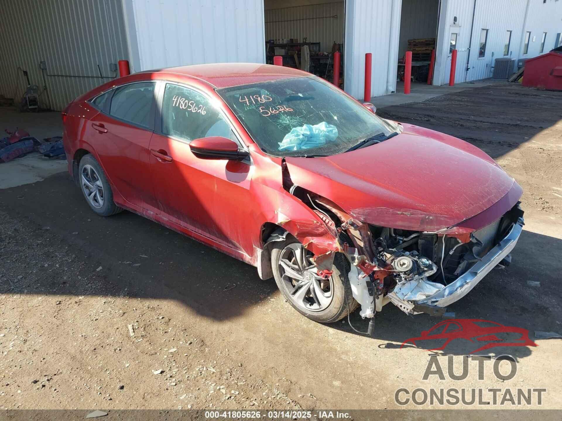 HONDA CIVIC 2019 - 19XFC2F62KE049672