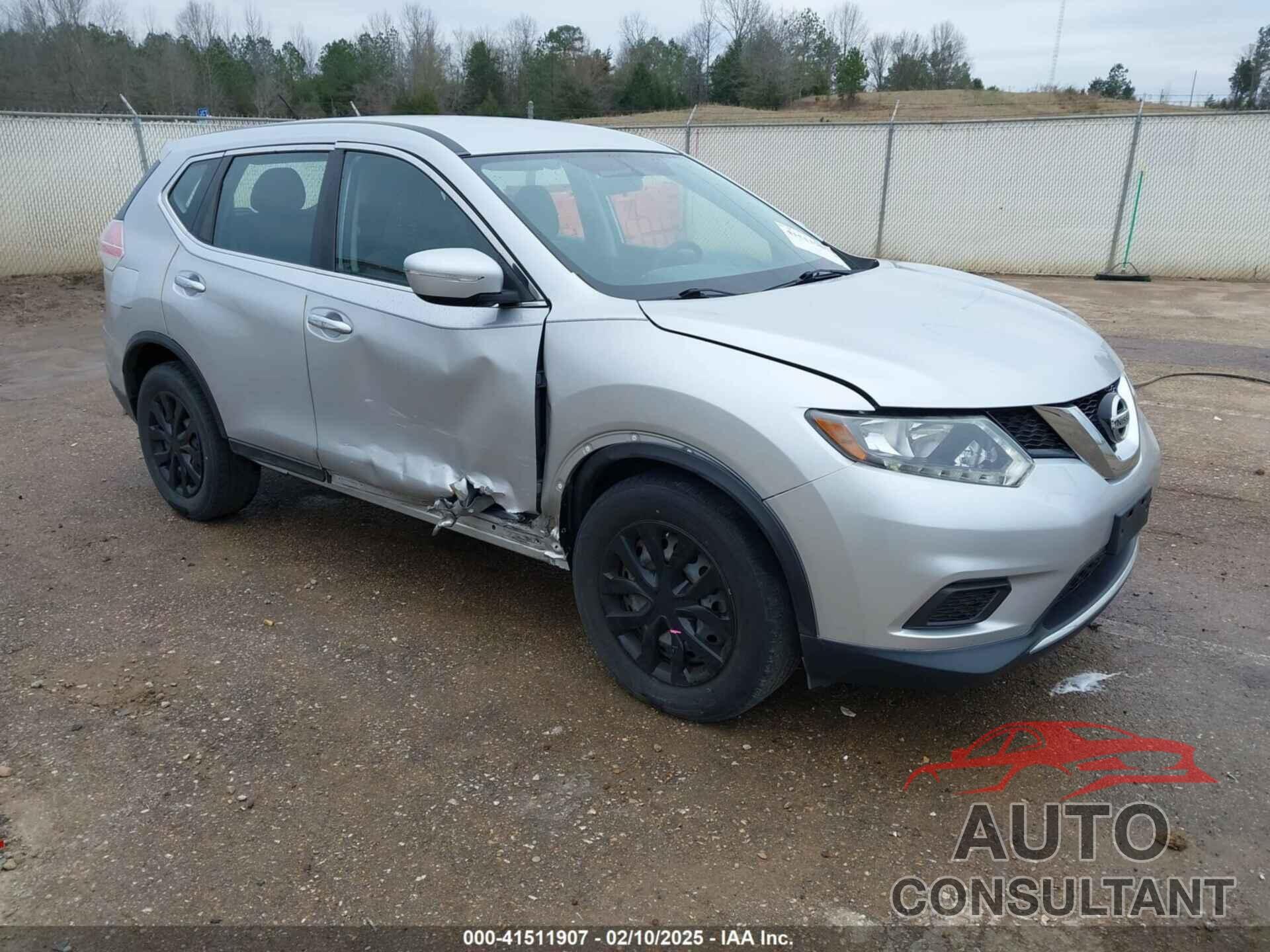 NISSAN ROGUE 2015 - KNMAT2MV3FP534493