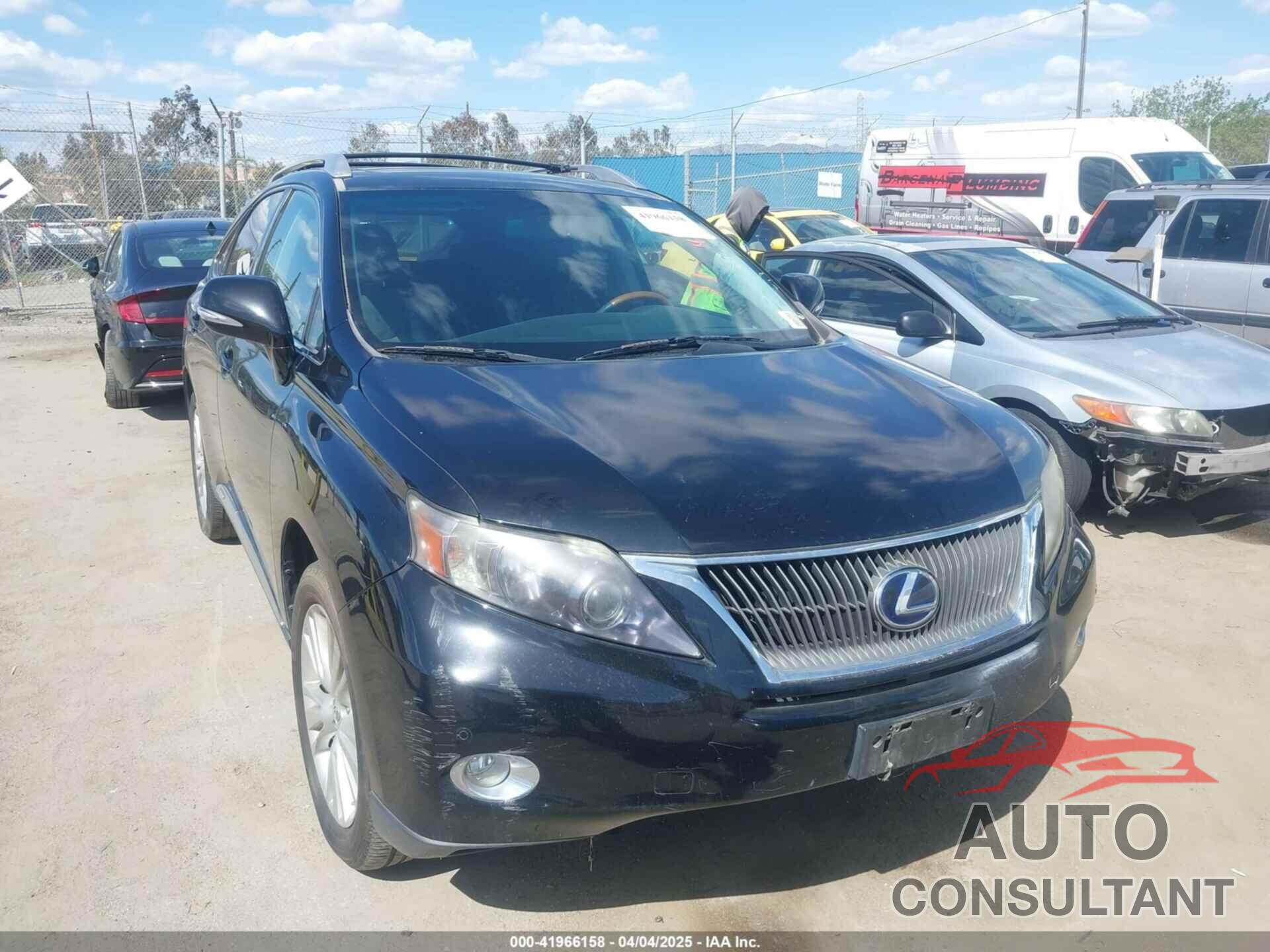 LEXUS RX 450H 2010 - JTJBC1BA0A2032056
