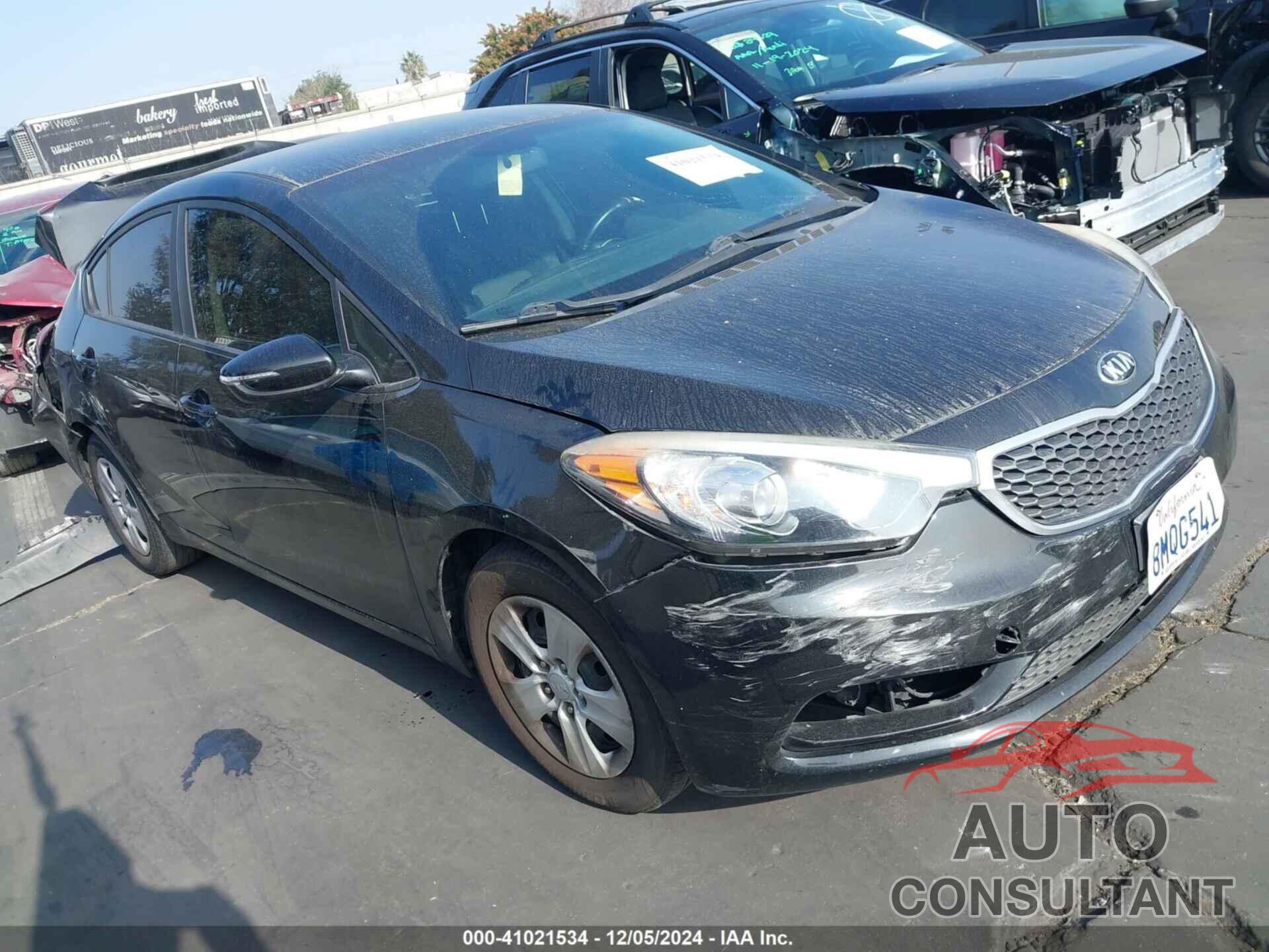 KIA FORTE 2016 - KNAFX4A67G5549706