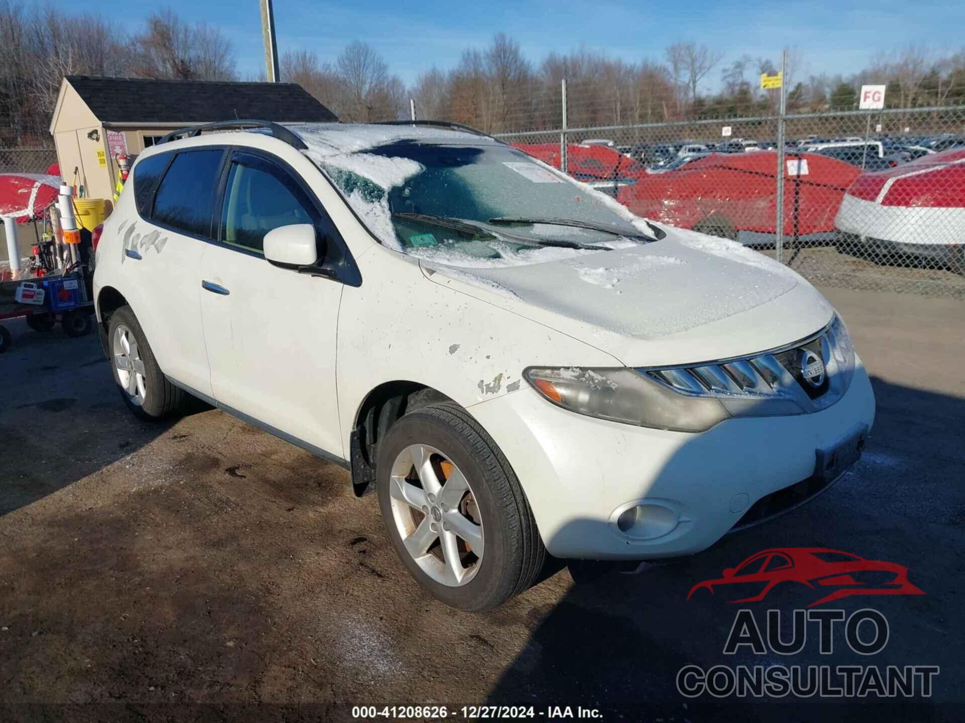 NISSAN MURANO 2010 - JN8AZ1MW2AW105222