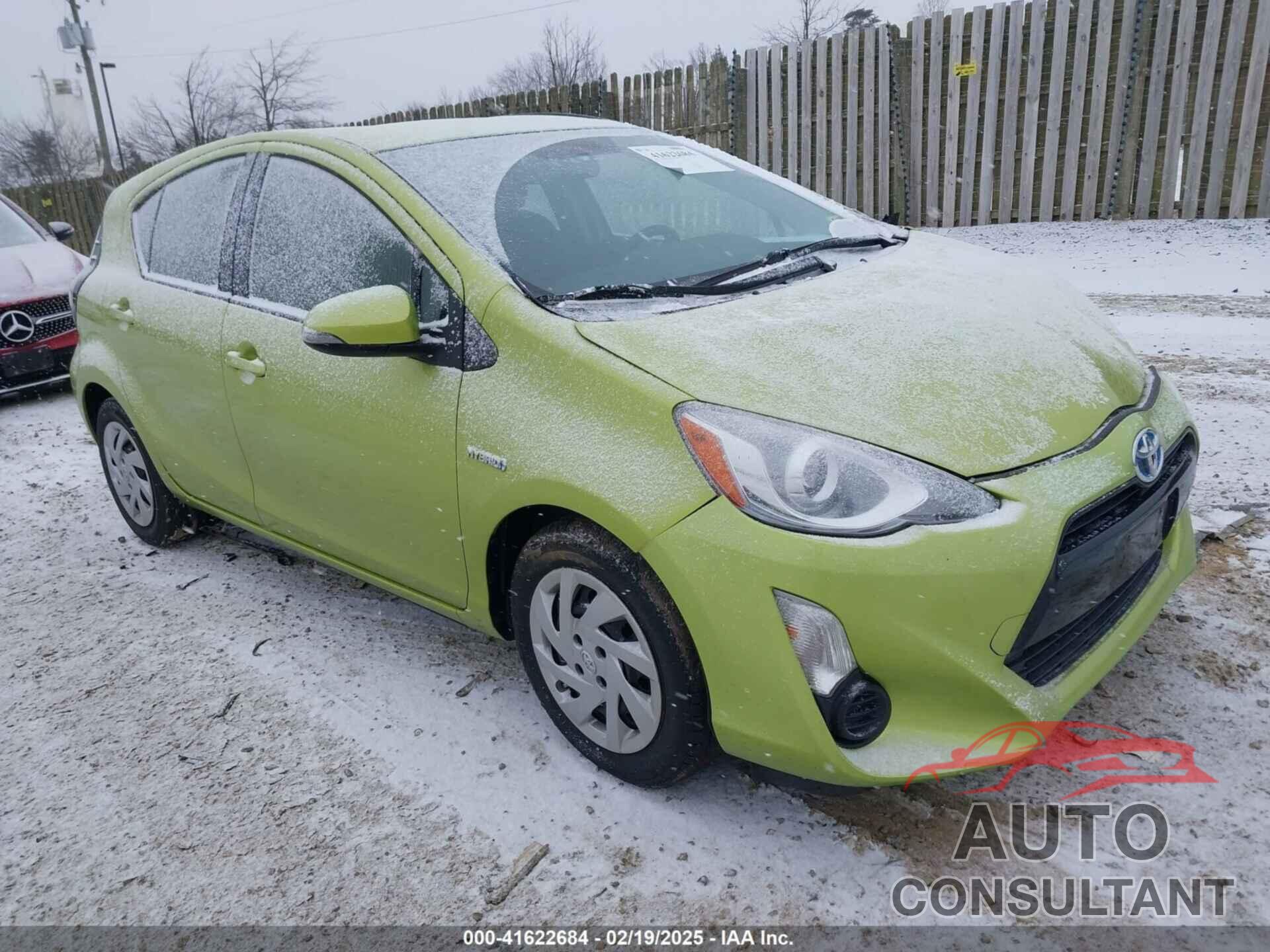 TOYOTA PRIUS C 2015 - JTDKDTB33F1089183
