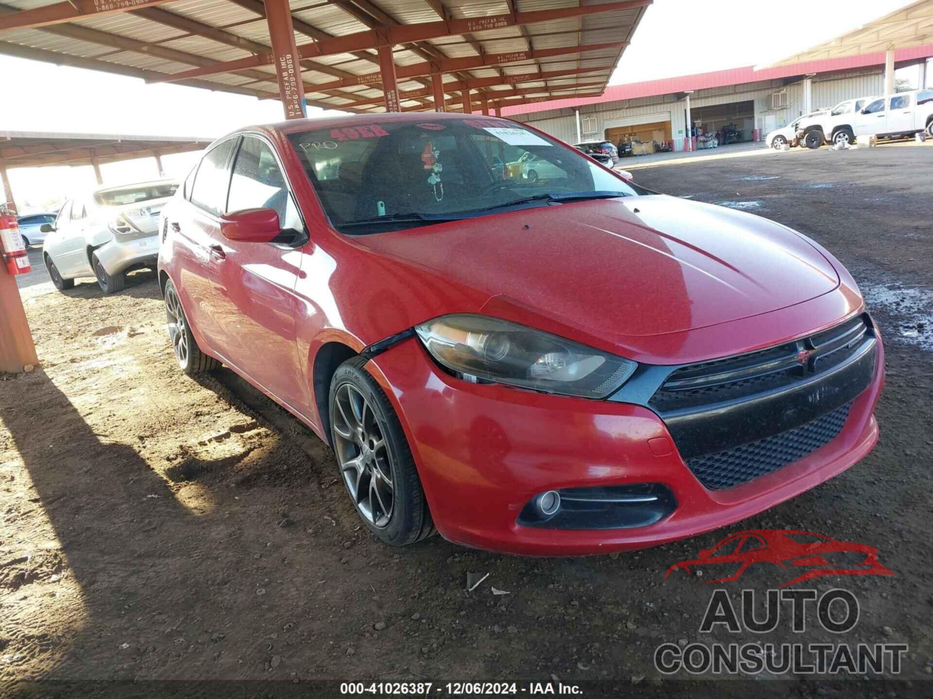 DODGE DART 2014 - 1C3CDFBBXED862097