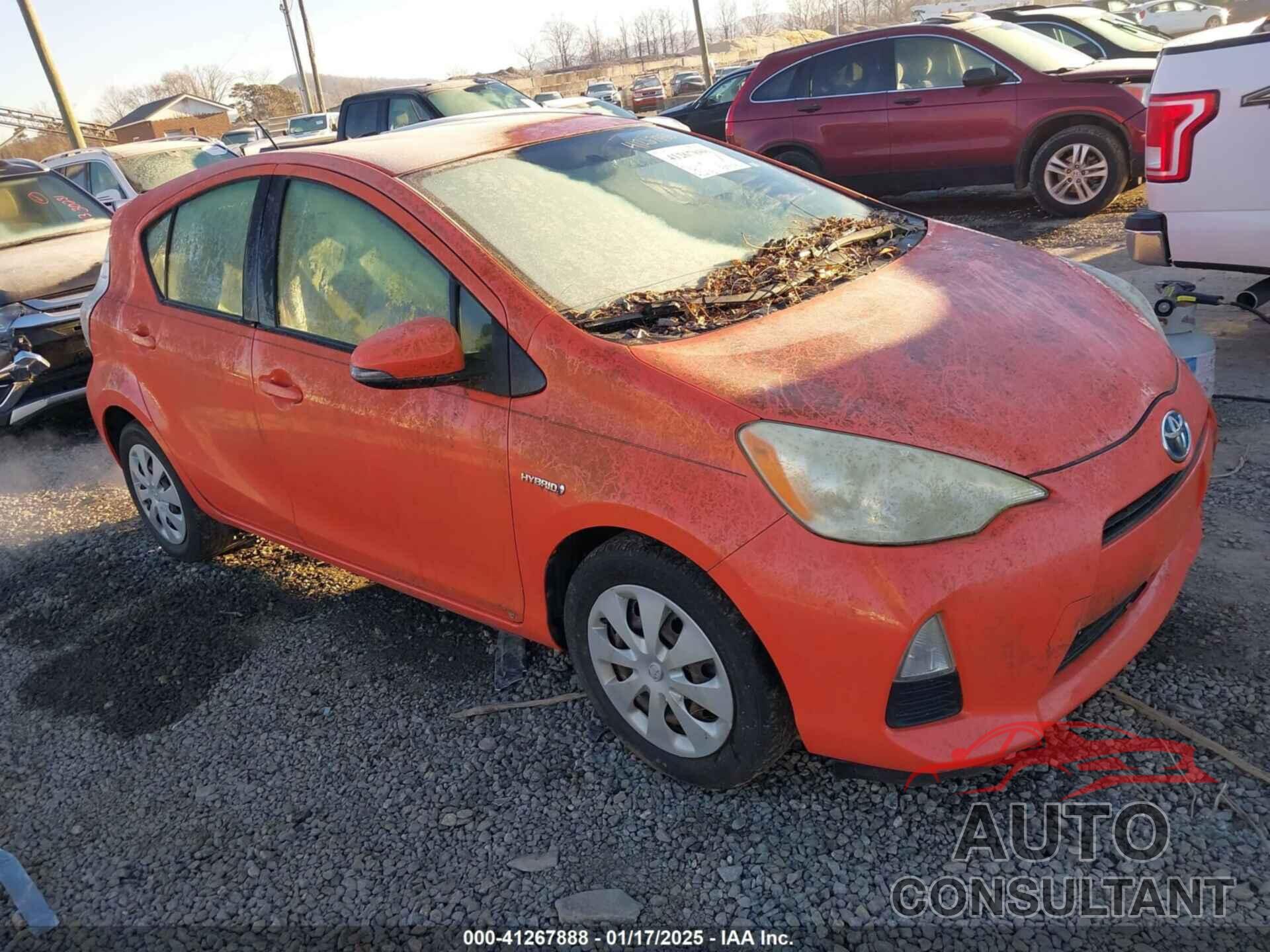 TOYOTA PRIUS C 2012 - JTDKDTB37C1024686