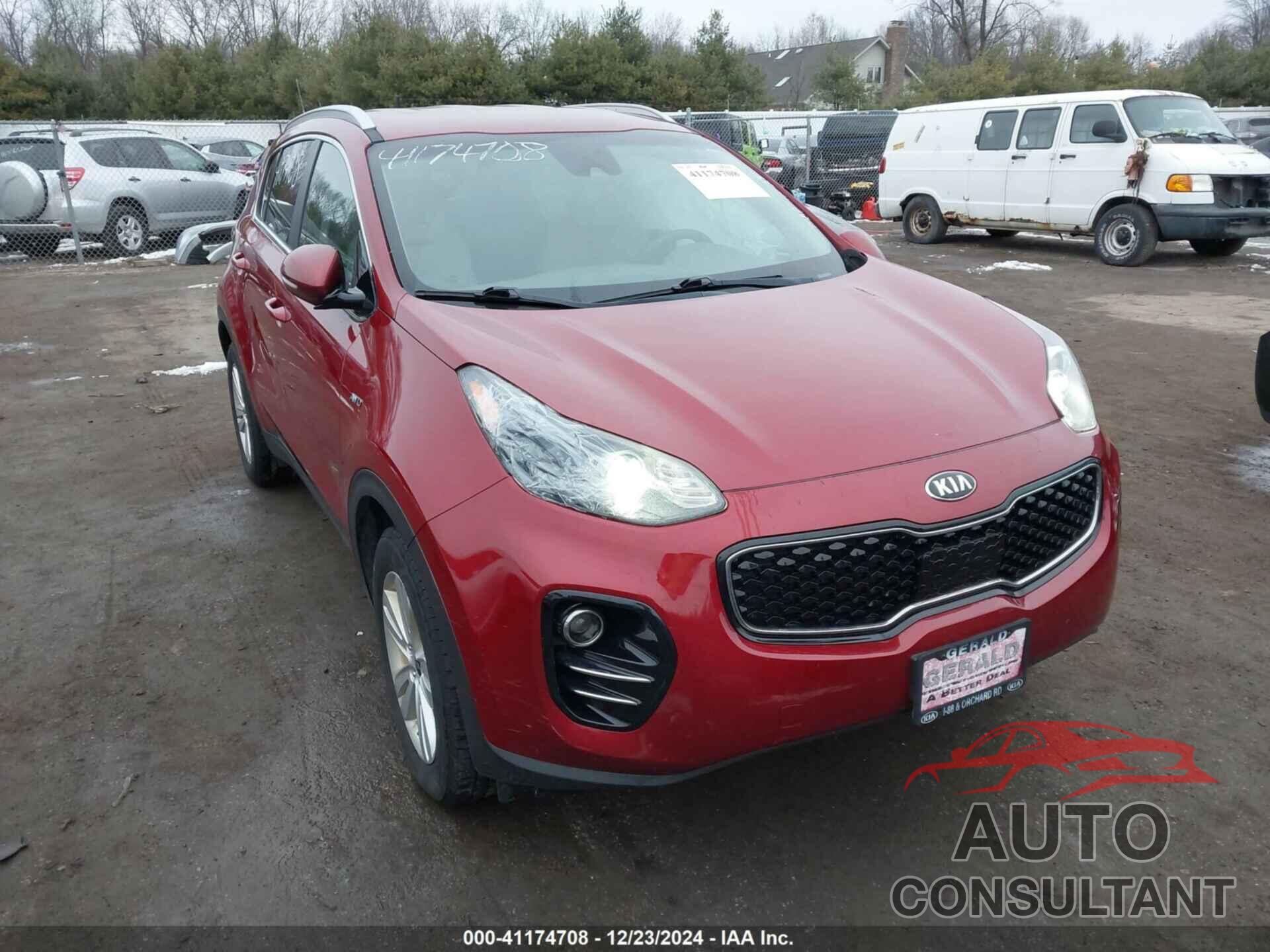 KIA SPORTAGE 2018 - KNDPMCAC9J7417641