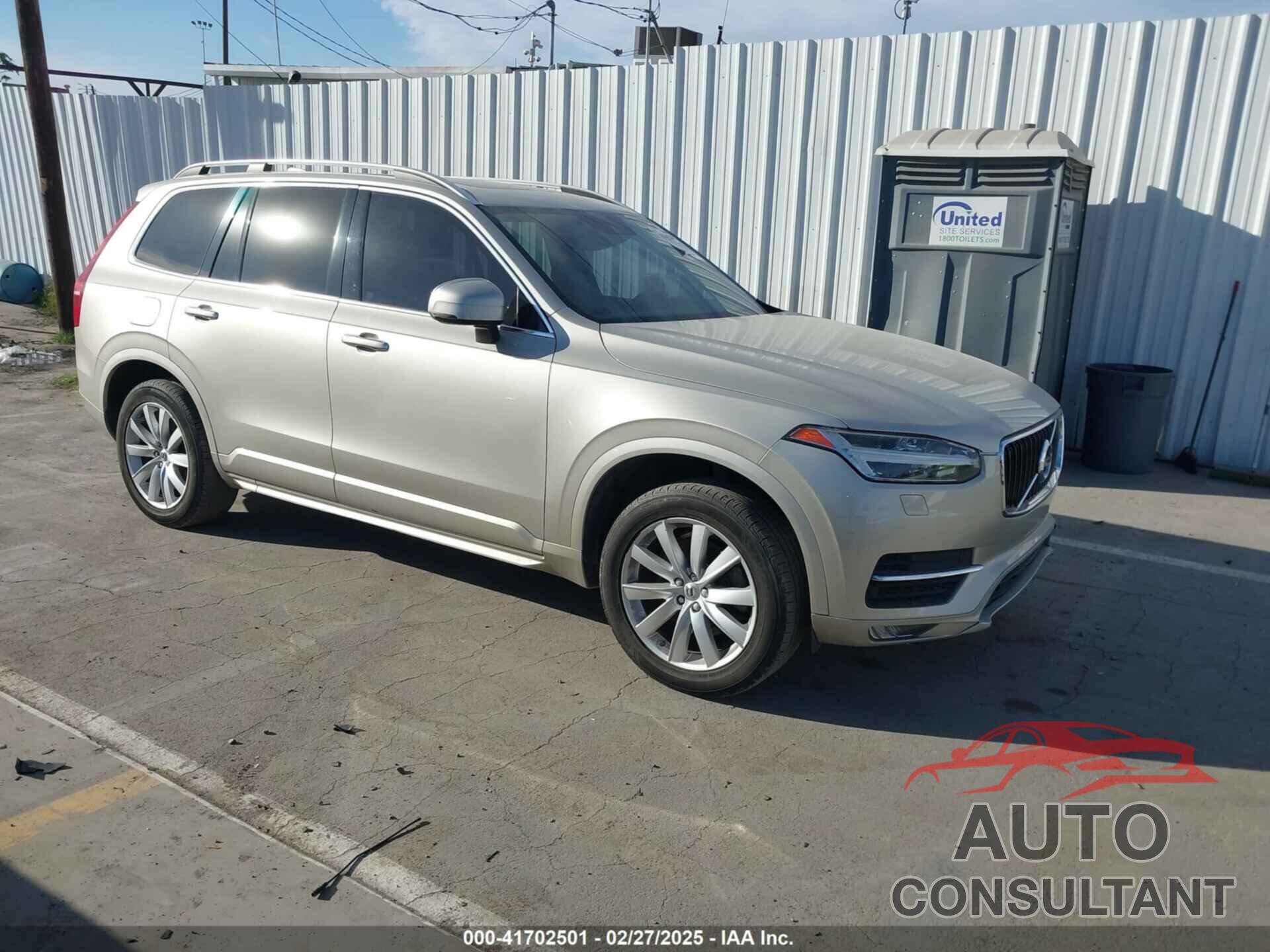 VOLVO XC90 2016 - YV4A22PK5G1071505