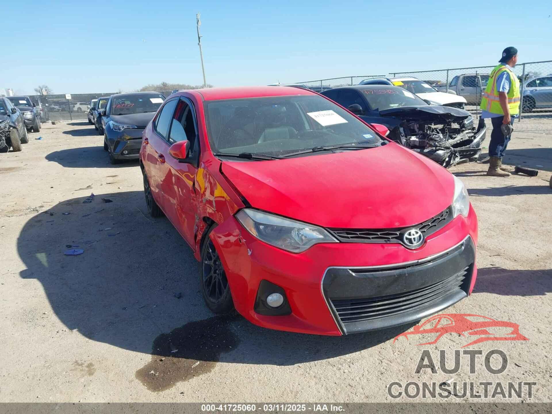 TOYOTA COROLLA 2016 - 2T1BURHE5GC576541