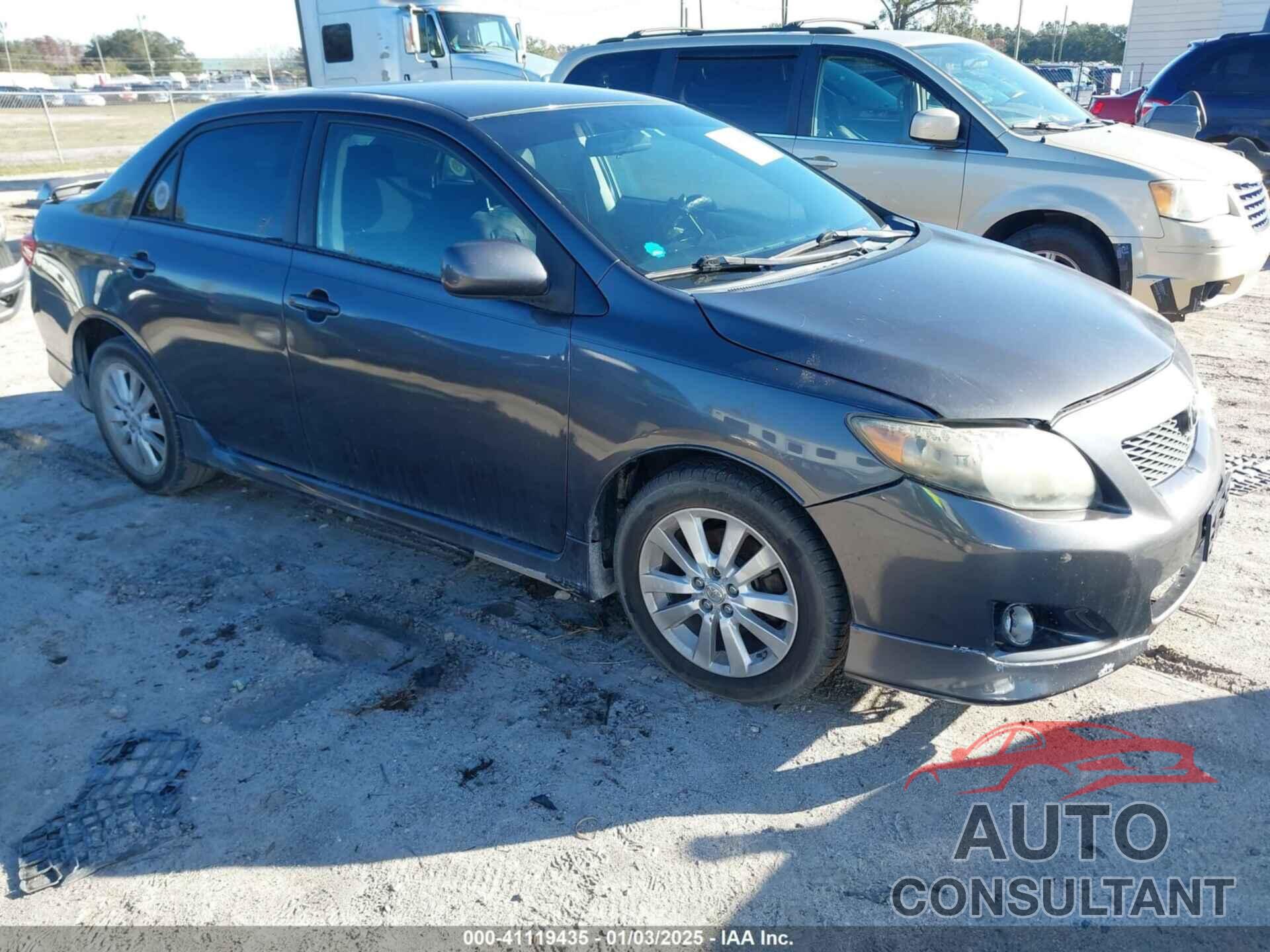 TOYOTA COROLLA 2009 - 2T1BU40E49C070118