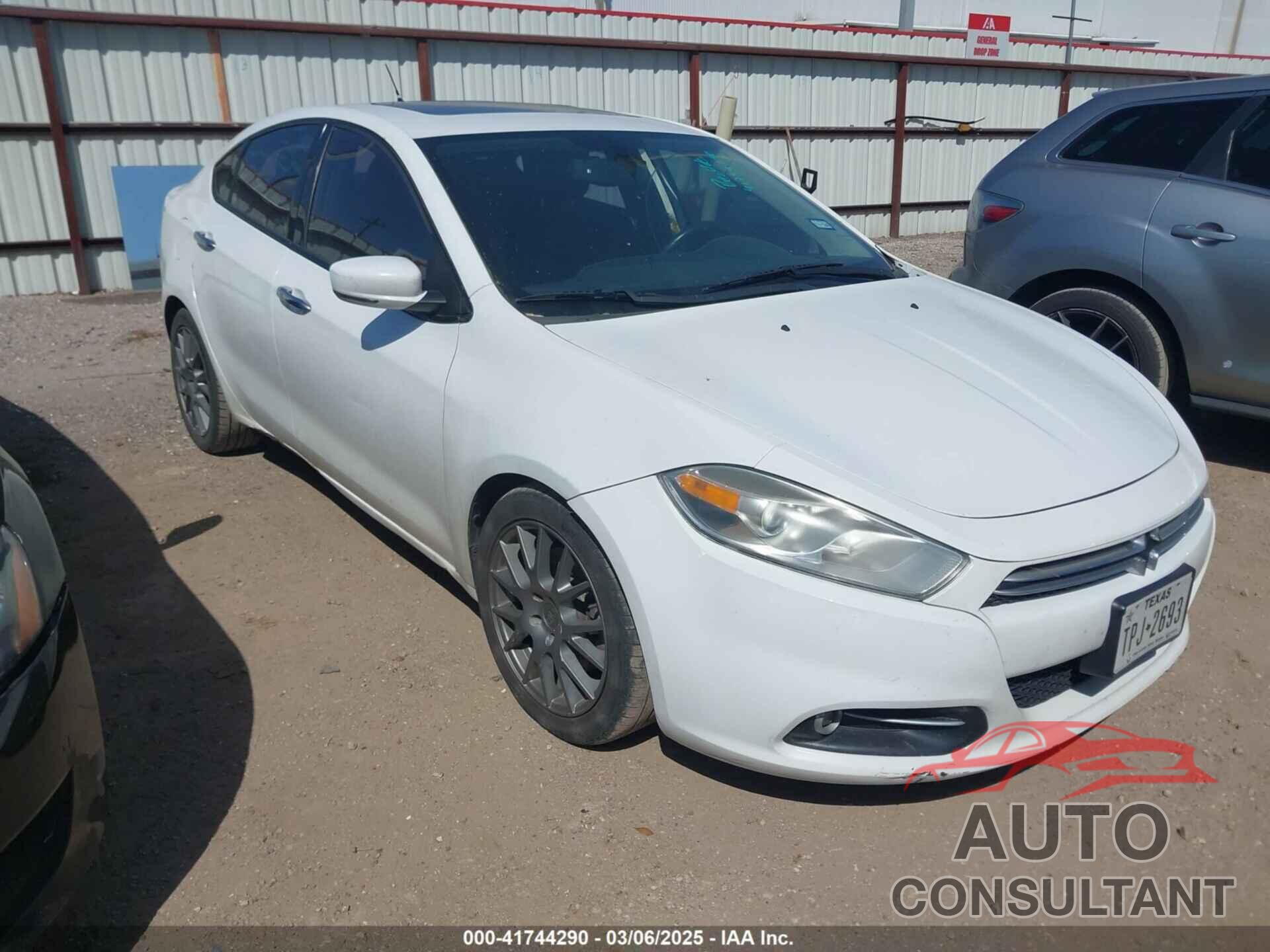 DODGE DART 2015 - 1C3CDFCB8FD352881