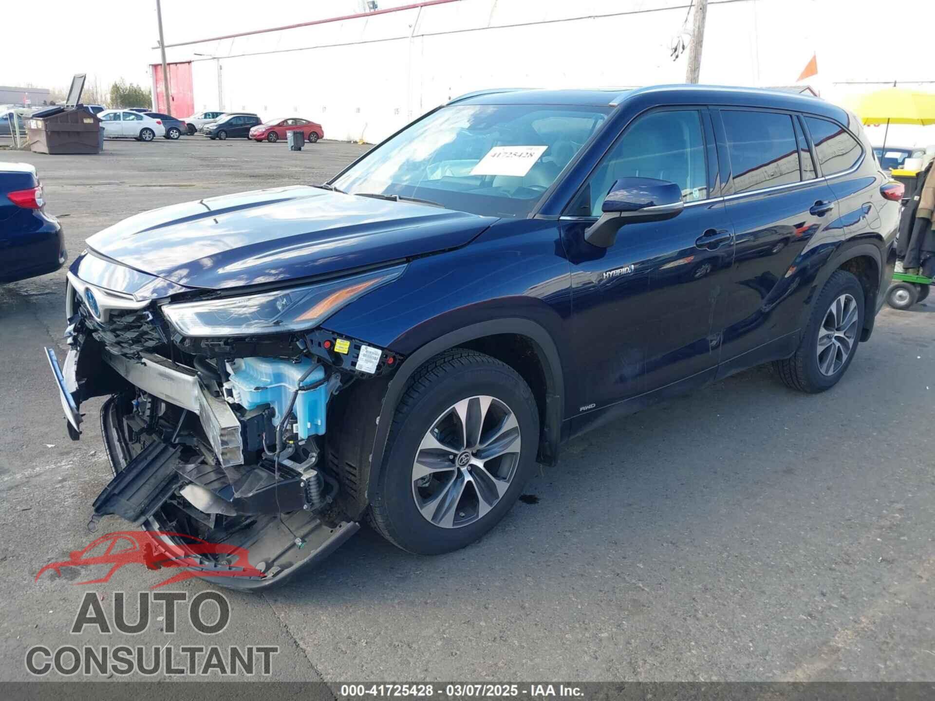 TOYOTA HIGHLANDER 2021 - 5TDGBRCH8MS524837