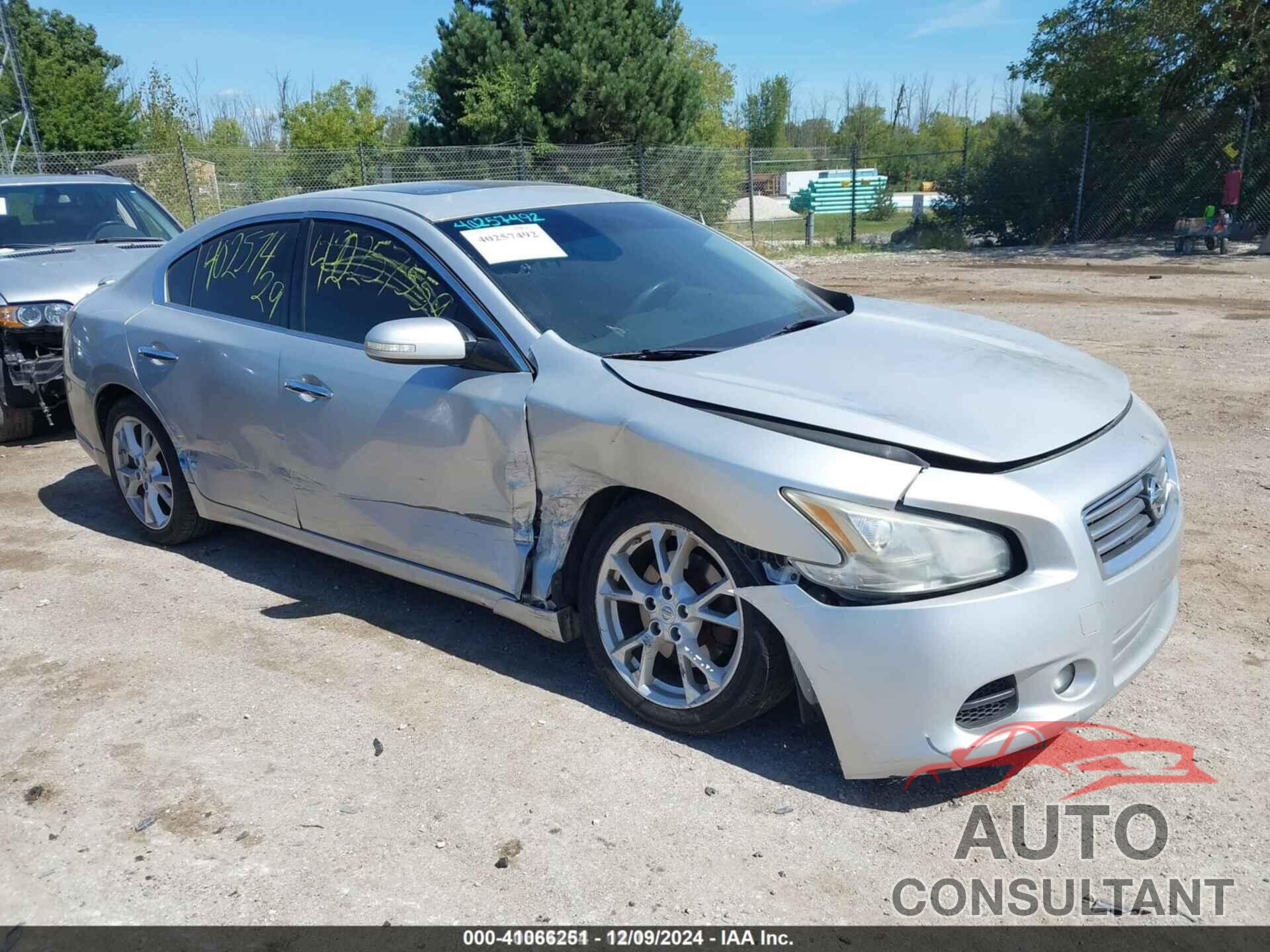 NISSAN MAXIMA 2013 - 1N4AA5AP9DC821912