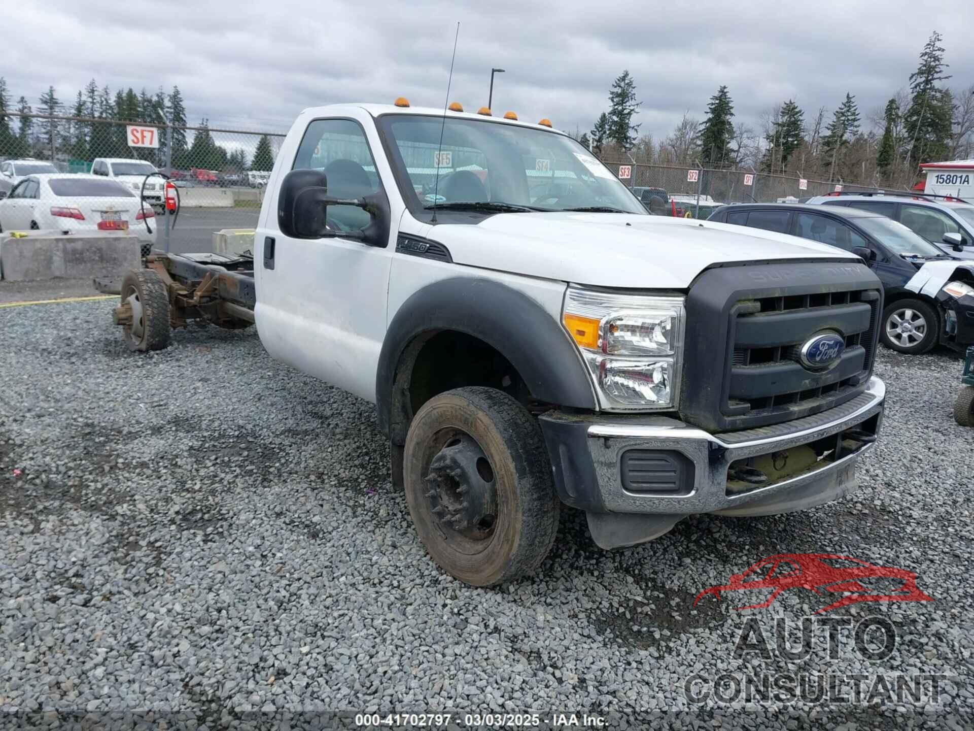 FORD F-450 CHASSIS 2012 - 1FDUF4GTXCEB45993