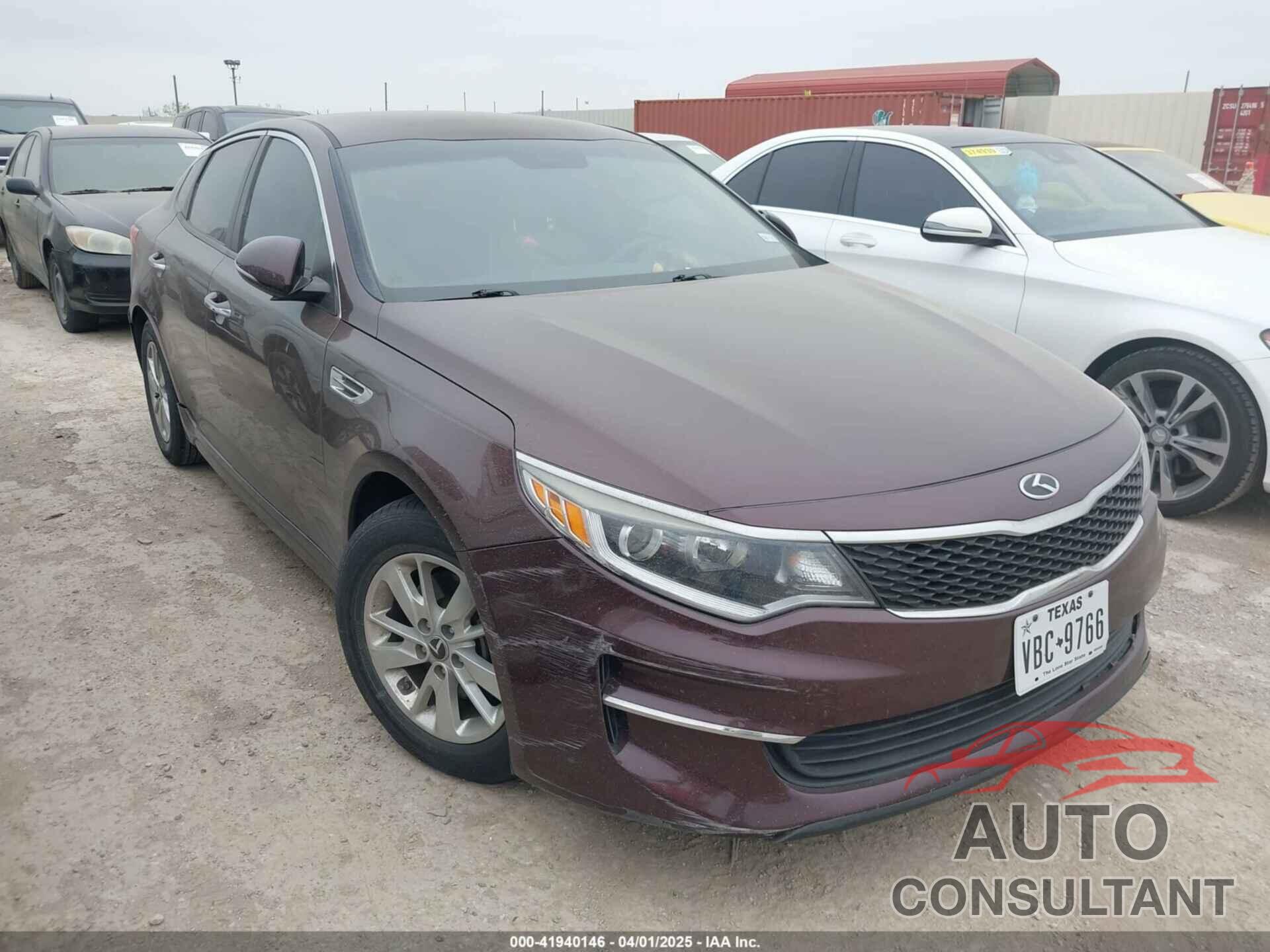 KIA OPTIMA 2016 - 5XXGT4L3XGG027430