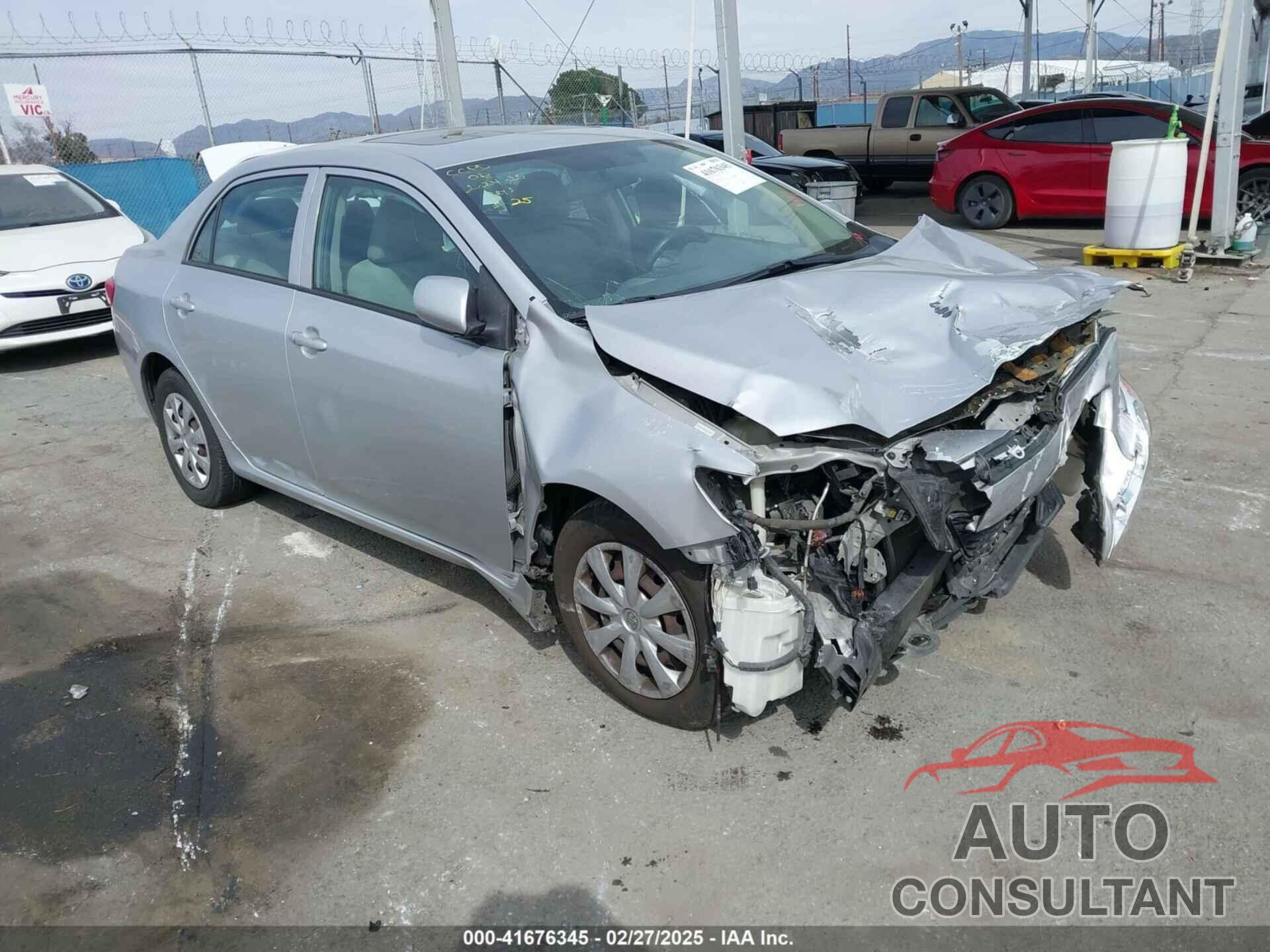 TOYOTA COROLLA 2009 - 1NXBU40E99Z137116