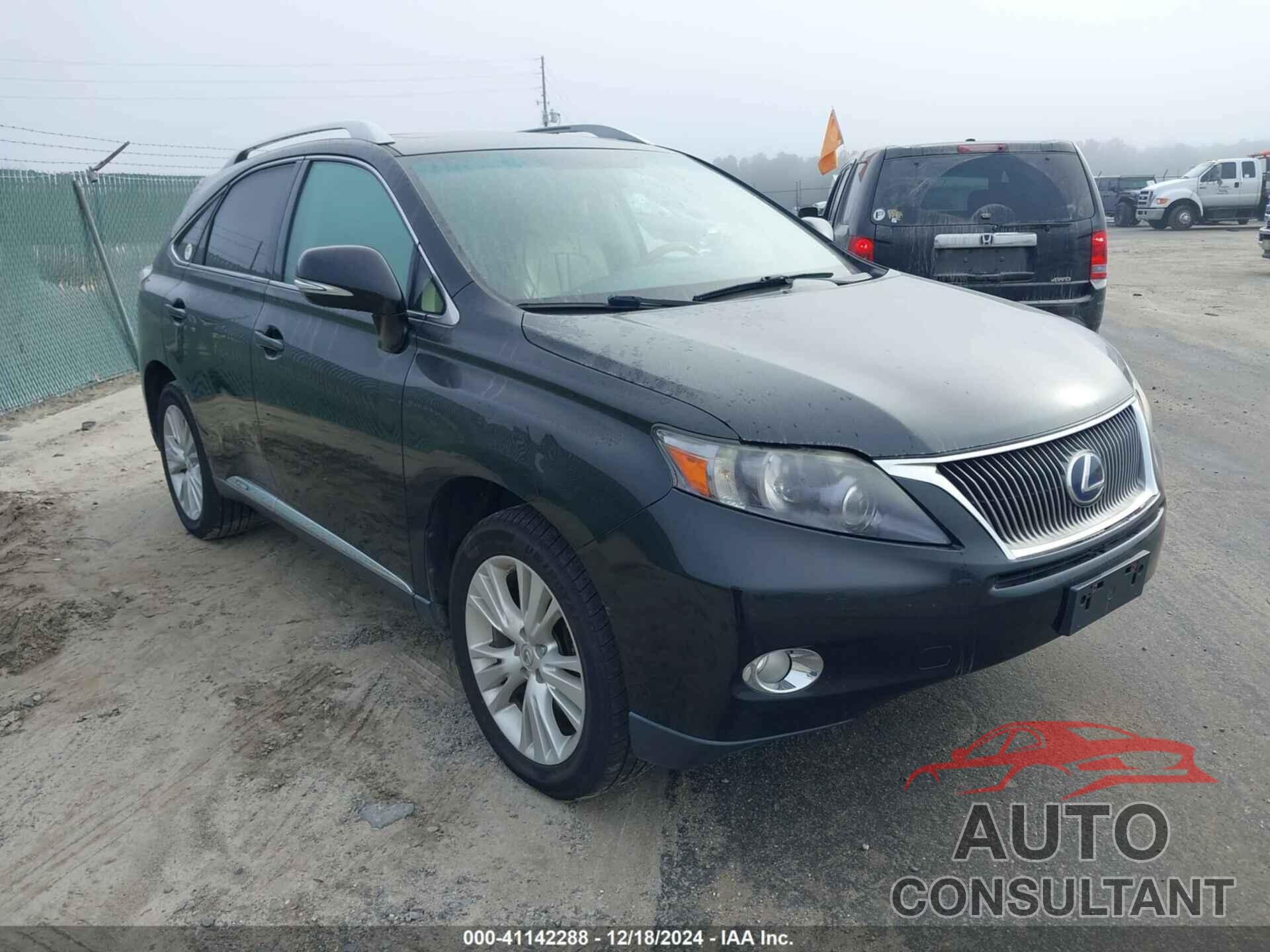 LEXUS RX 450H 2011 - JTJBC1BAXB2035998