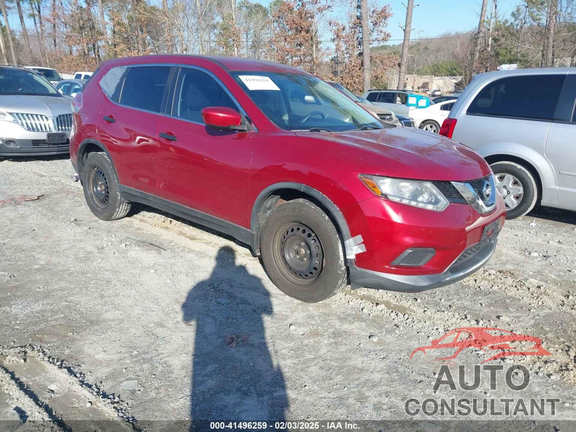 NISSAN ROGUE 2016 - KNMAT2MT3GP649837