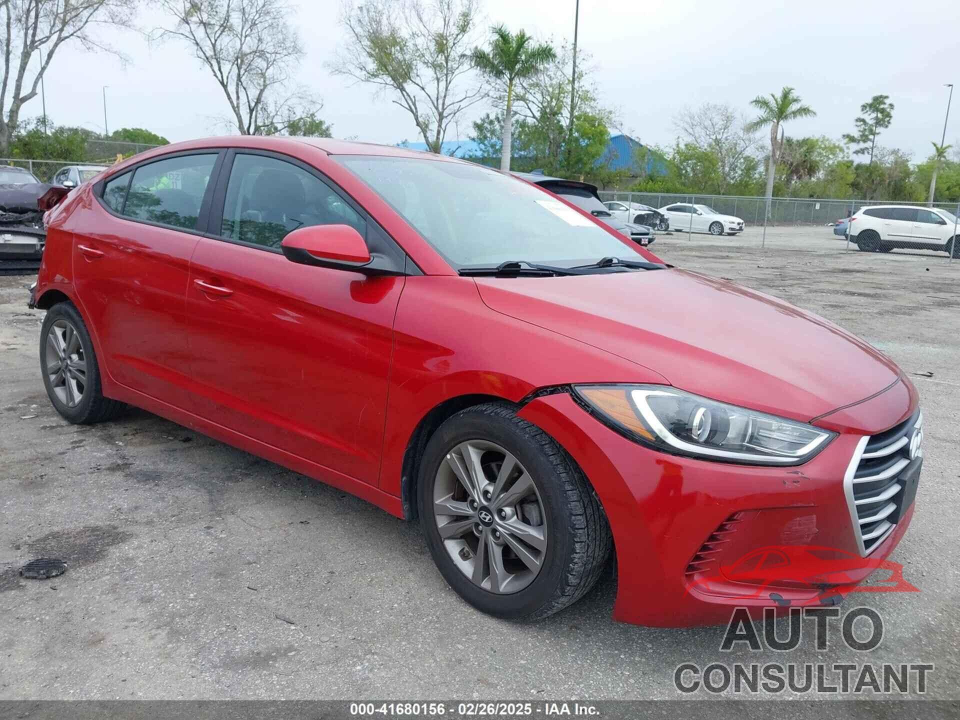 HYUNDAI ELANTRA 2018 - 5NPD84LF9JH311710