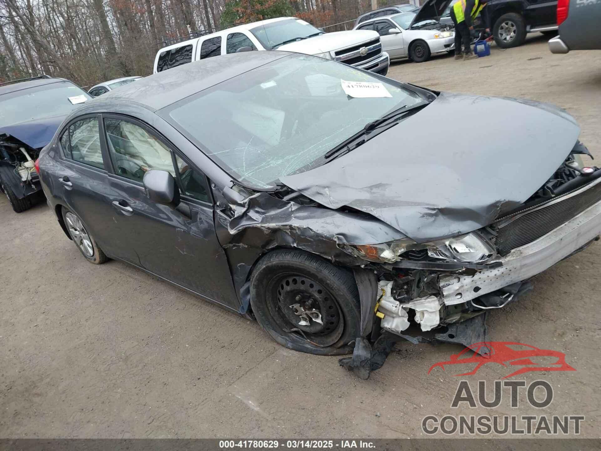 HONDA CIVIC 2012 - 19XFB2F51CE099720