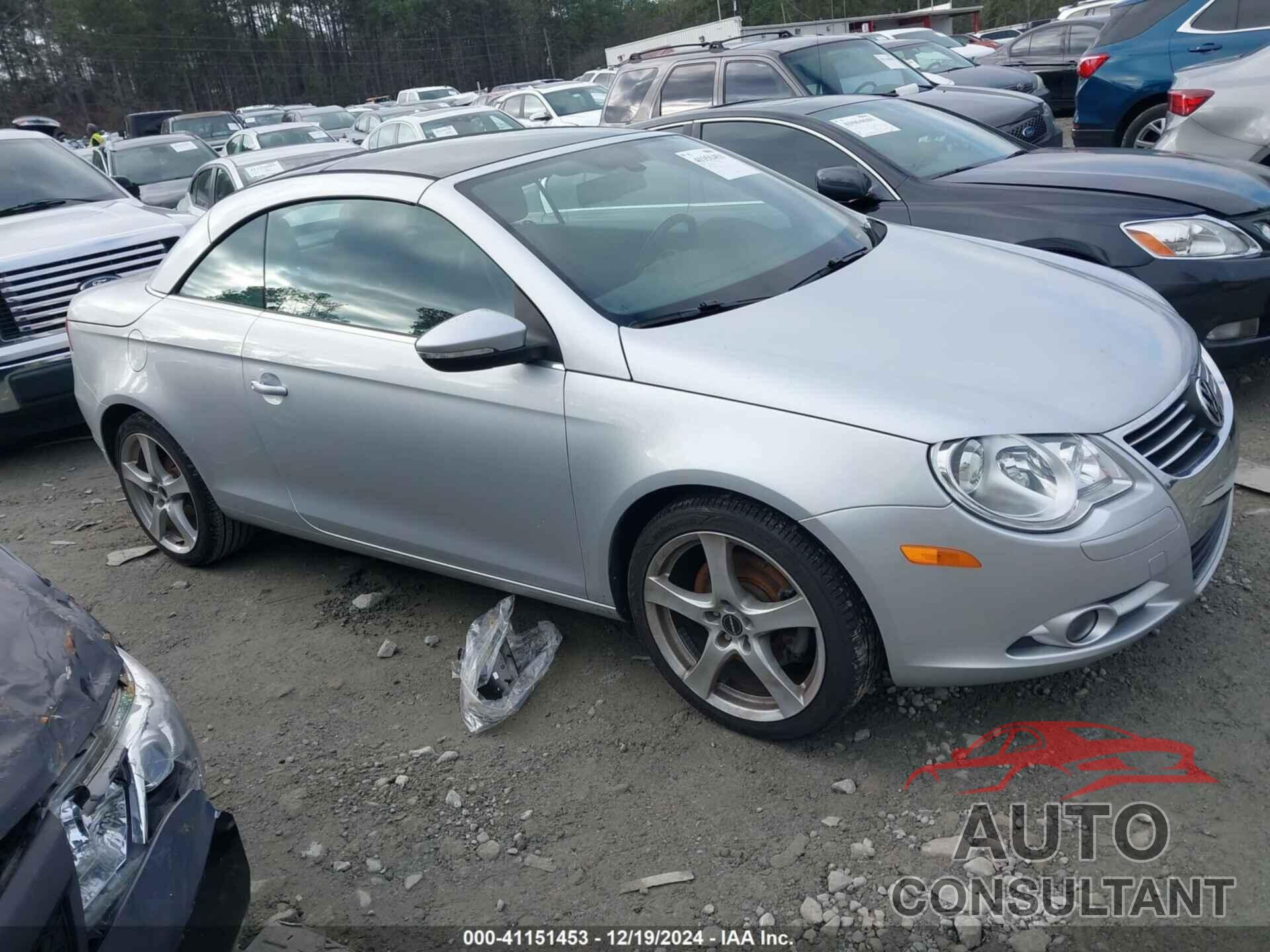VOLKSWAGEN EOS 2010 - WVWFA7AH1AV024638