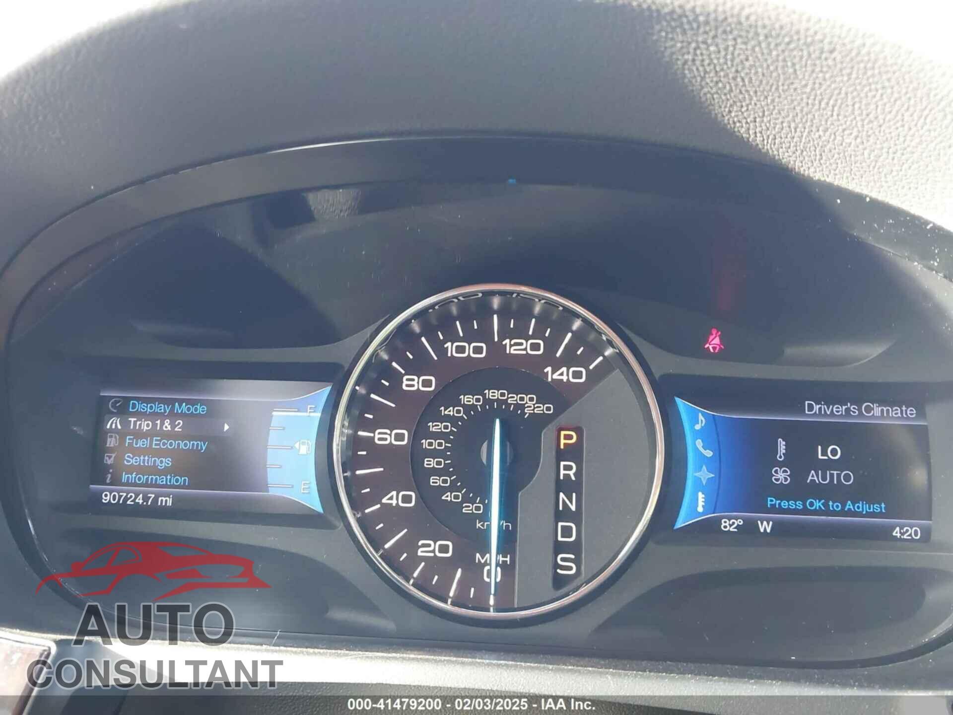 FORD EDGE 2013 - 2FMDK3KC2DBB41253