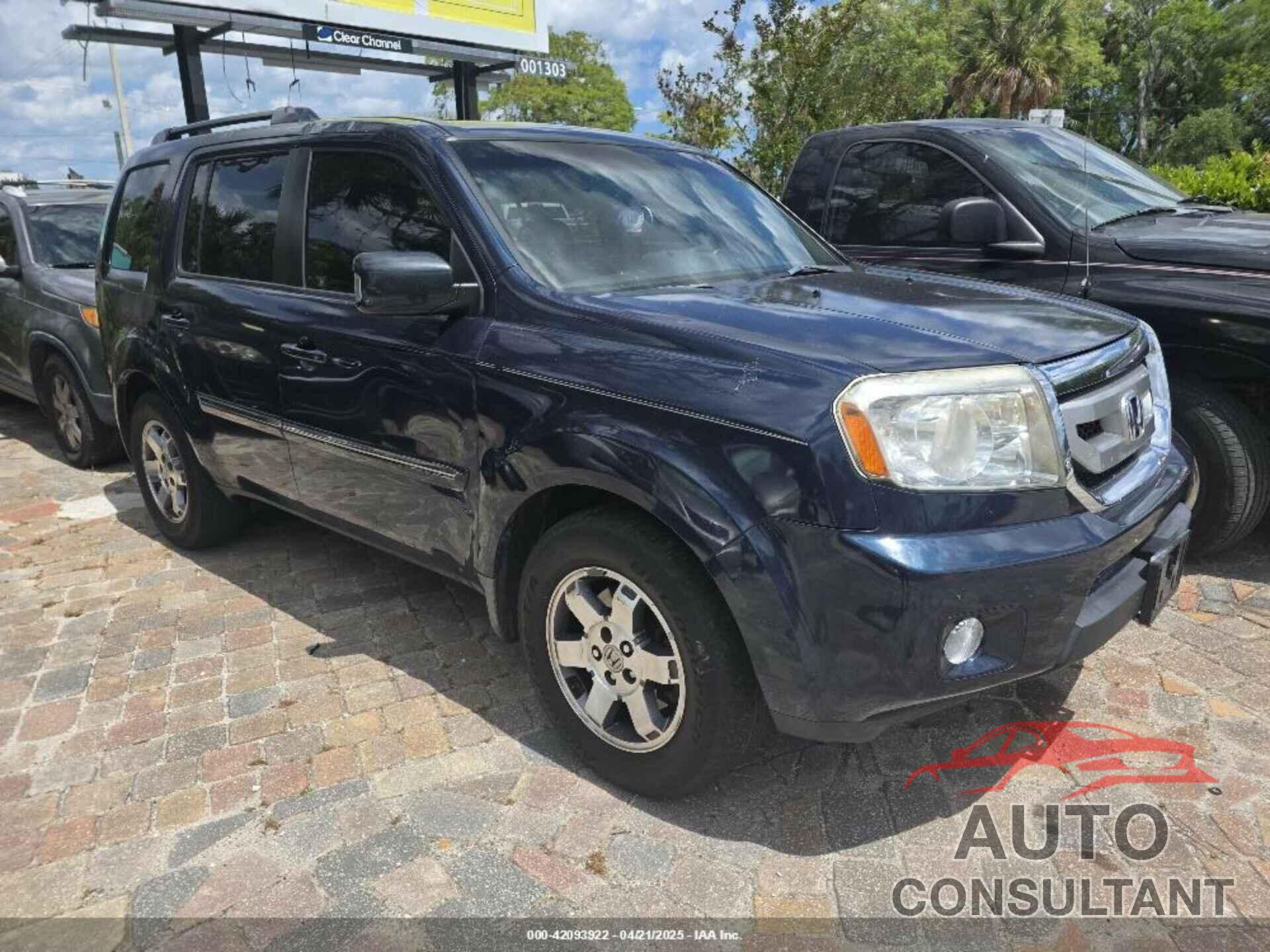 HONDA PILOT 2009 - 5FNYF388X9B004892
