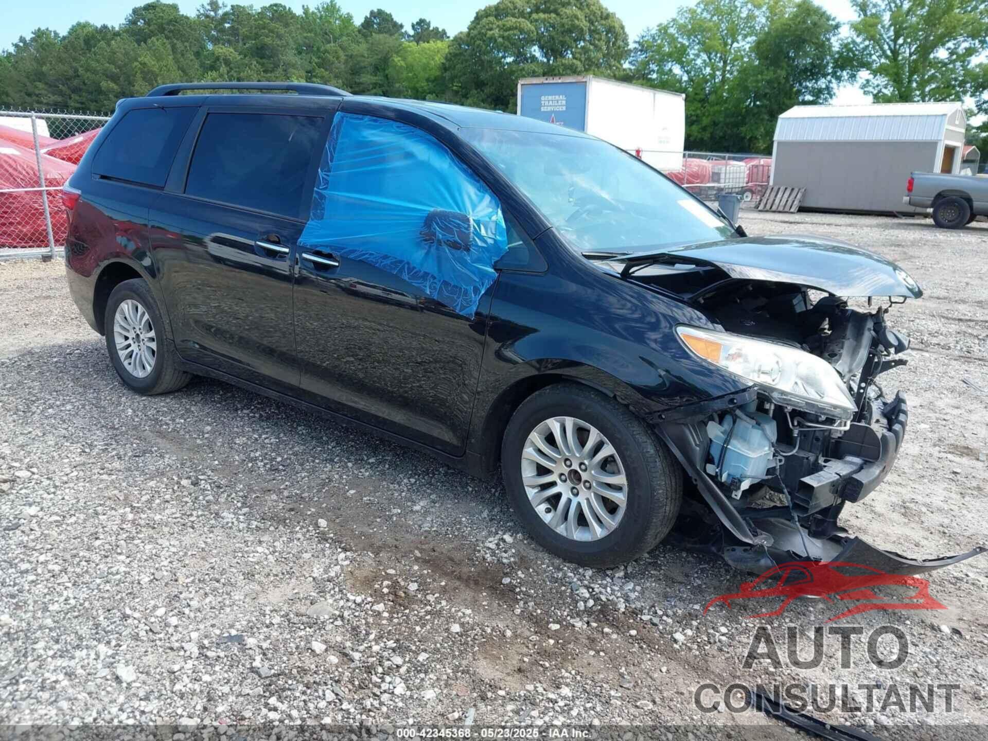 TOYOTA SIENNA 2016 - 5TDYK3DC9GS741435