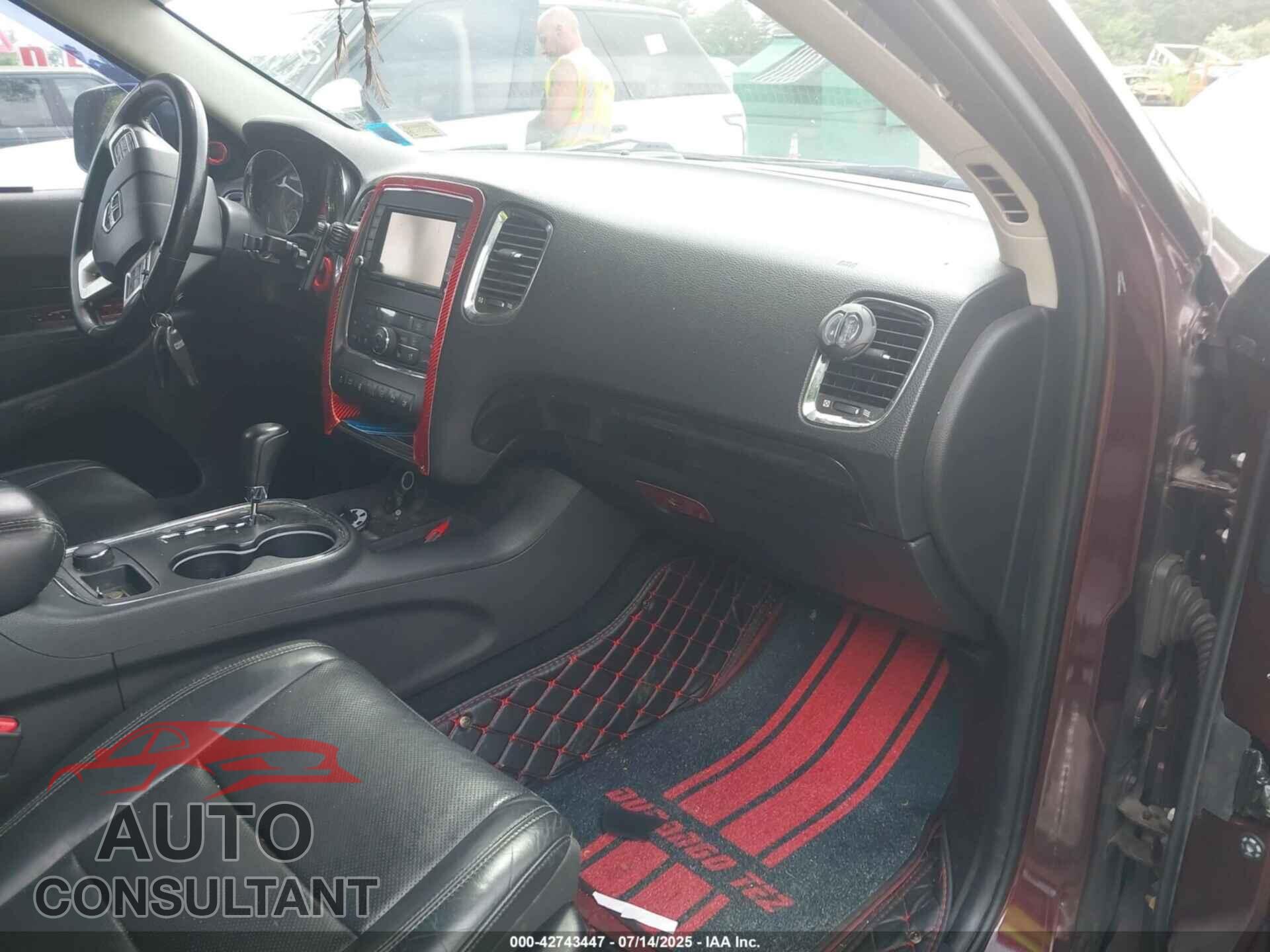 DODGE DURANGO 2012 - 1C4SDJET9CC181253