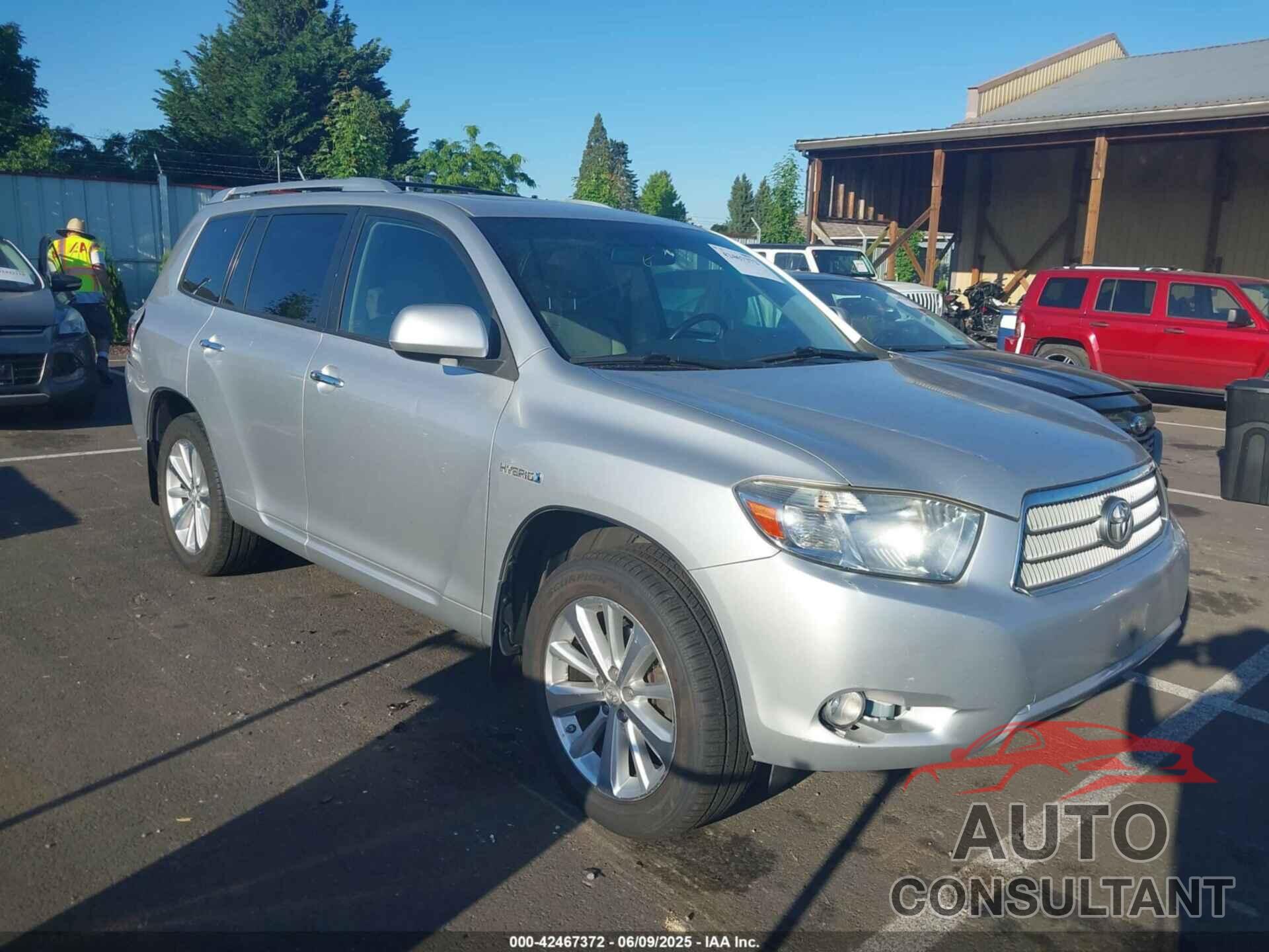 TOYOTA HIGHLANDER HYBRID 2009 - JTEEW44A892026289