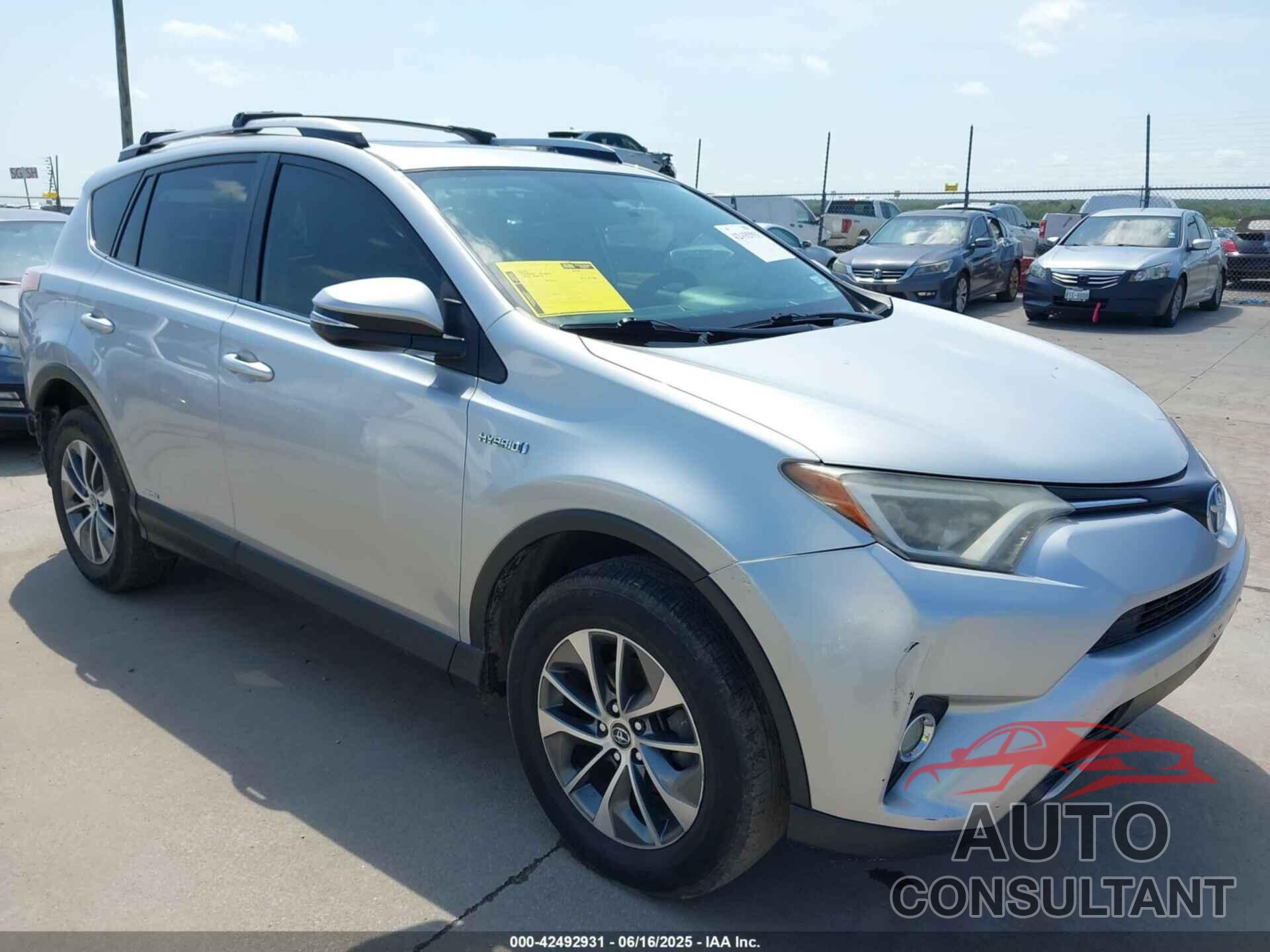 TOYOTA RAV4 HV 2016 - JTMRJREV6GD052149