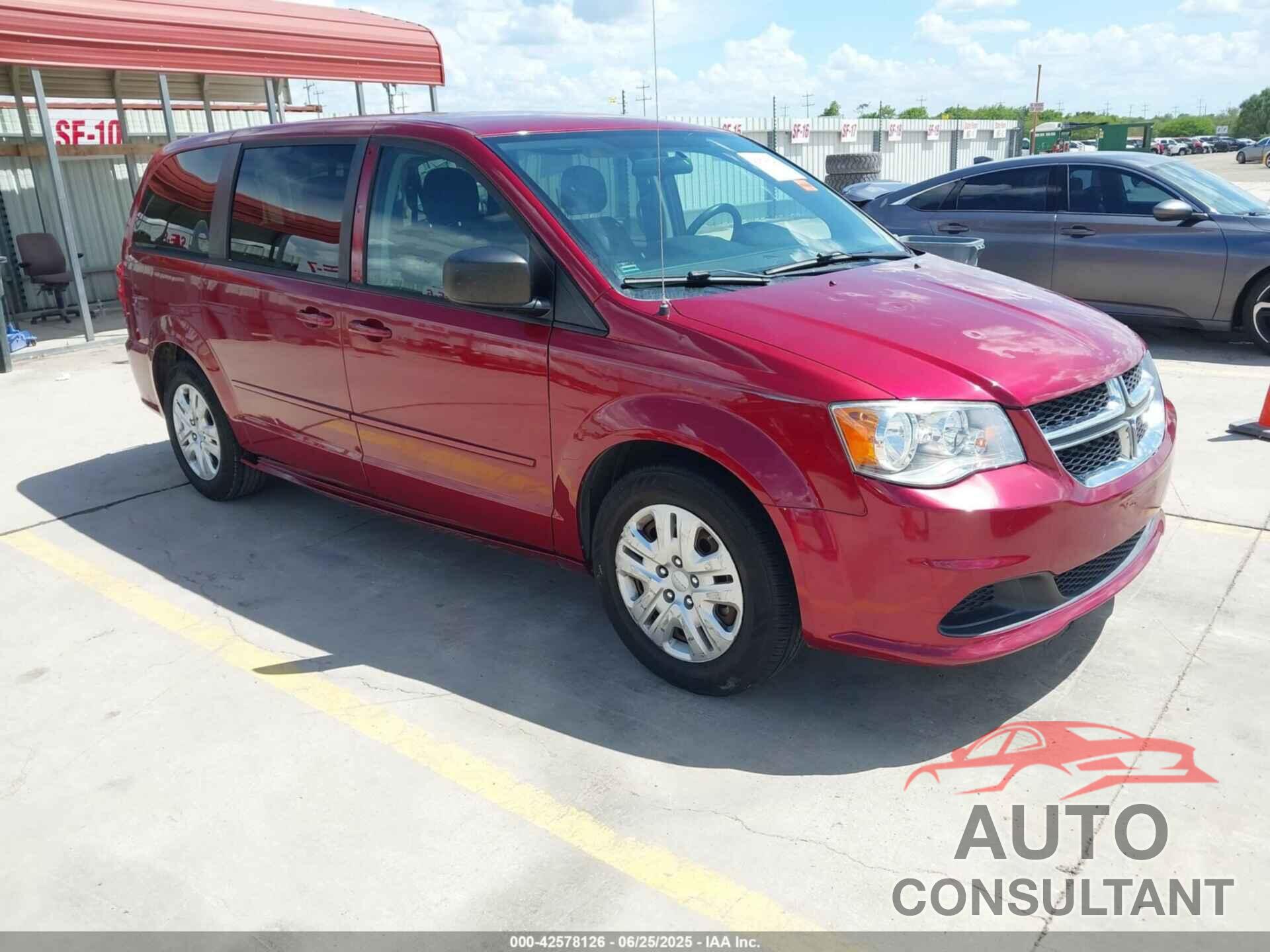 DODGE GRAND CARAVAN 2016 - 2C4RDGBG7GR125270
