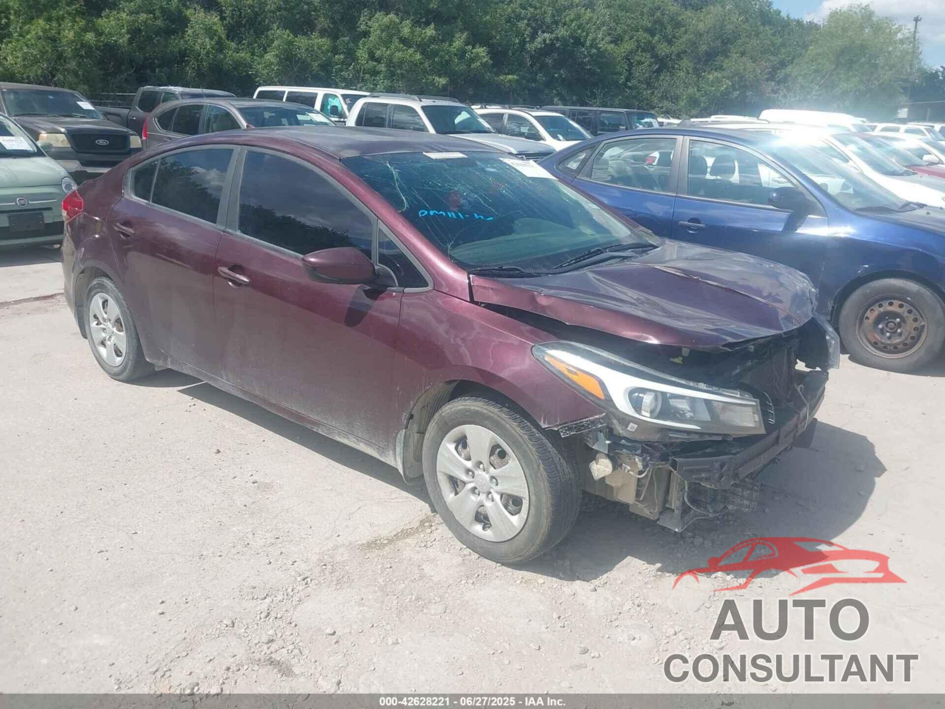 KIA FORTE 2017 - 3KPFL4A75HE086557