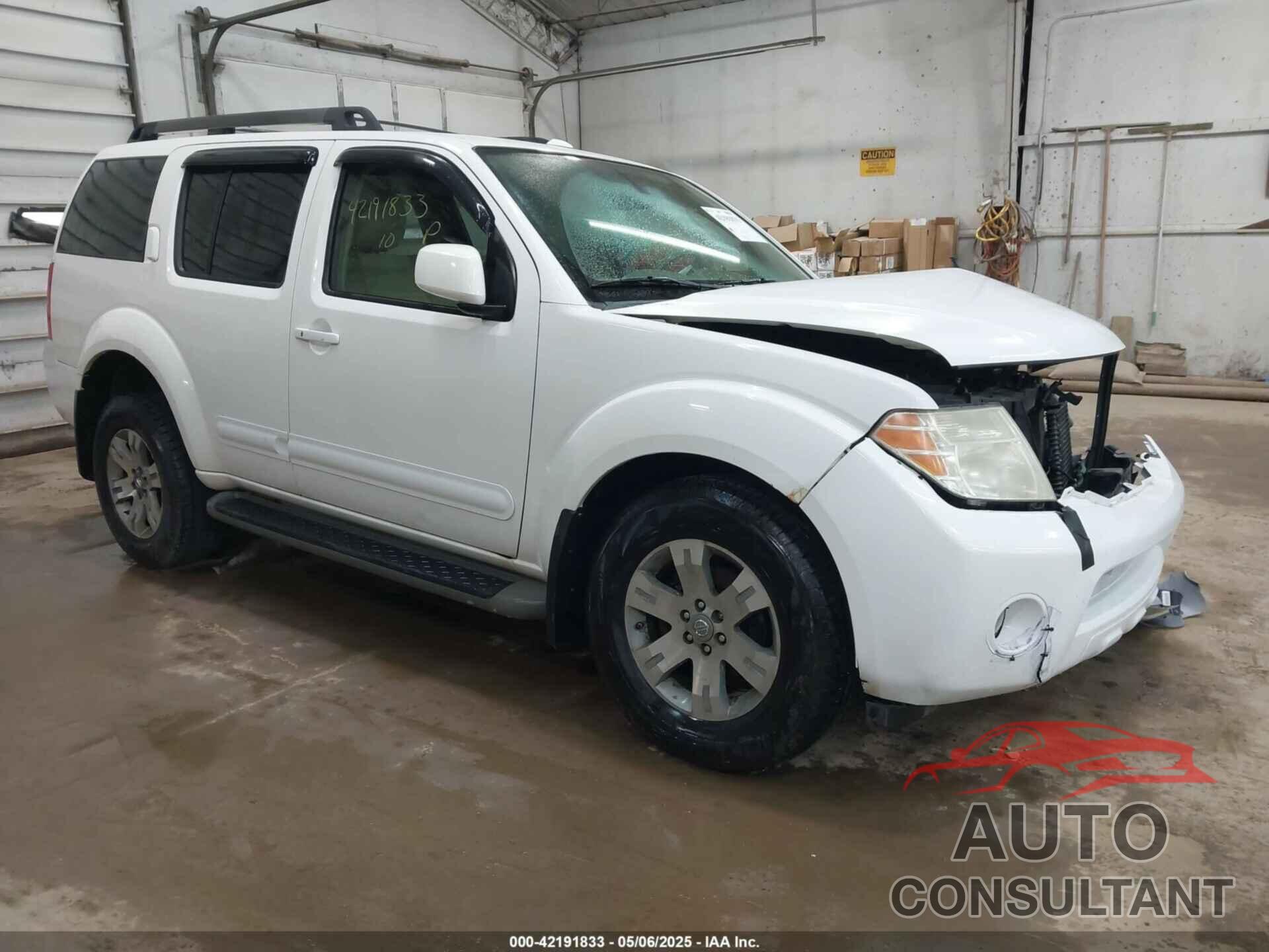 NISSAN PATHFINDER 2010 - 5N1AR1NB1AC620085