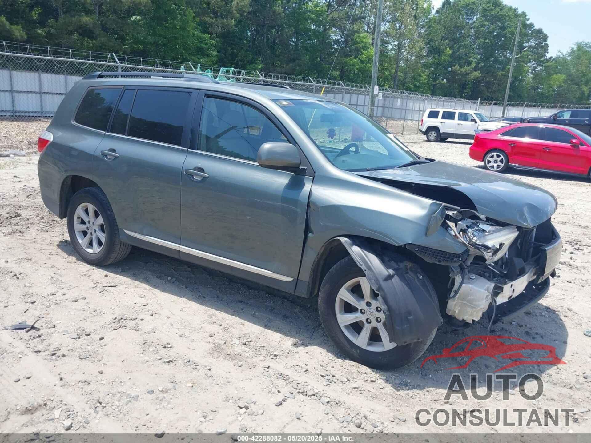 TOYOTA HIGHLANDER 2013 - 5TDZA3EH4DS043215