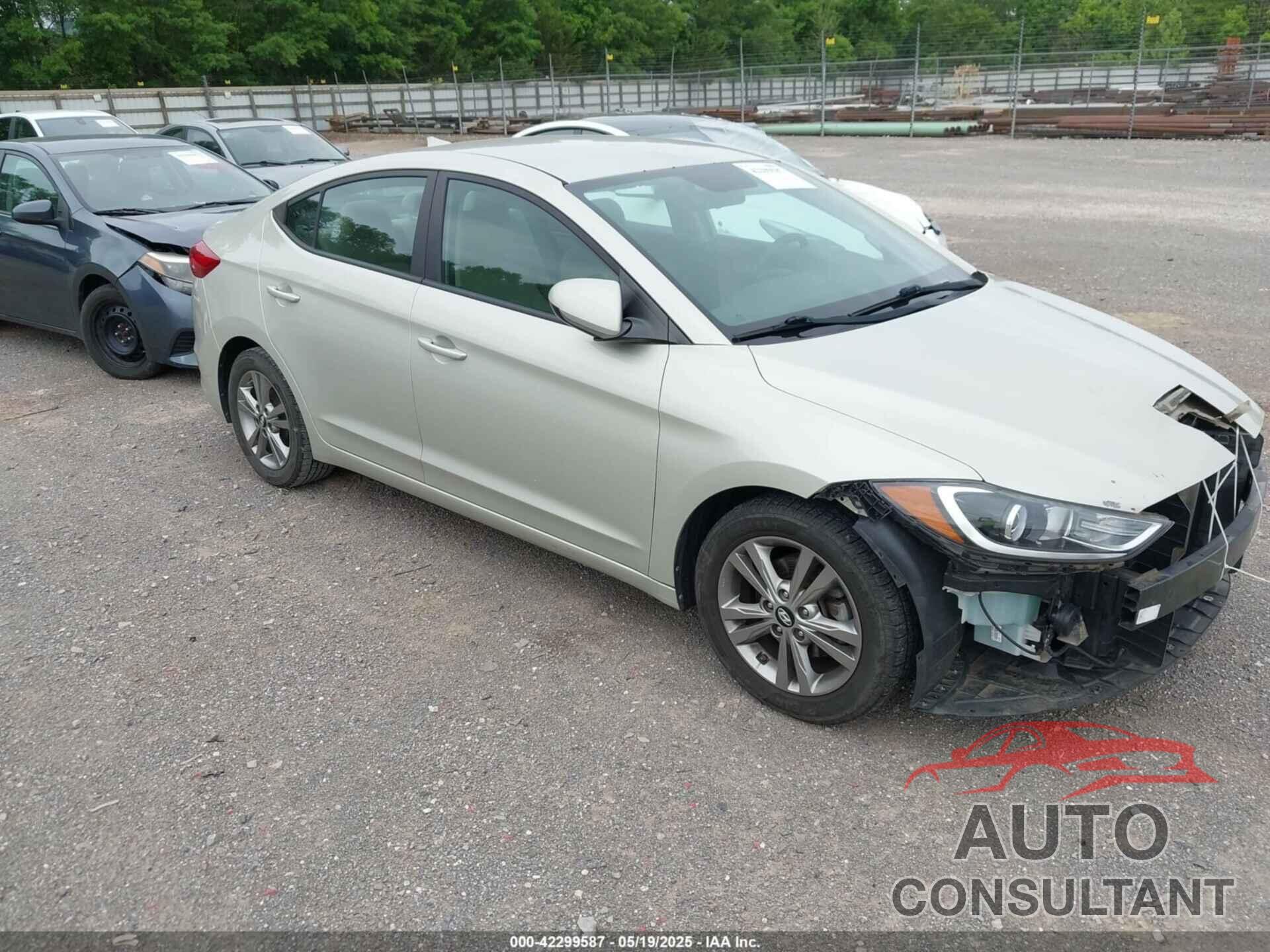 HYUNDAI ELANTRA 2017 - 5NPD84LF3HH038046