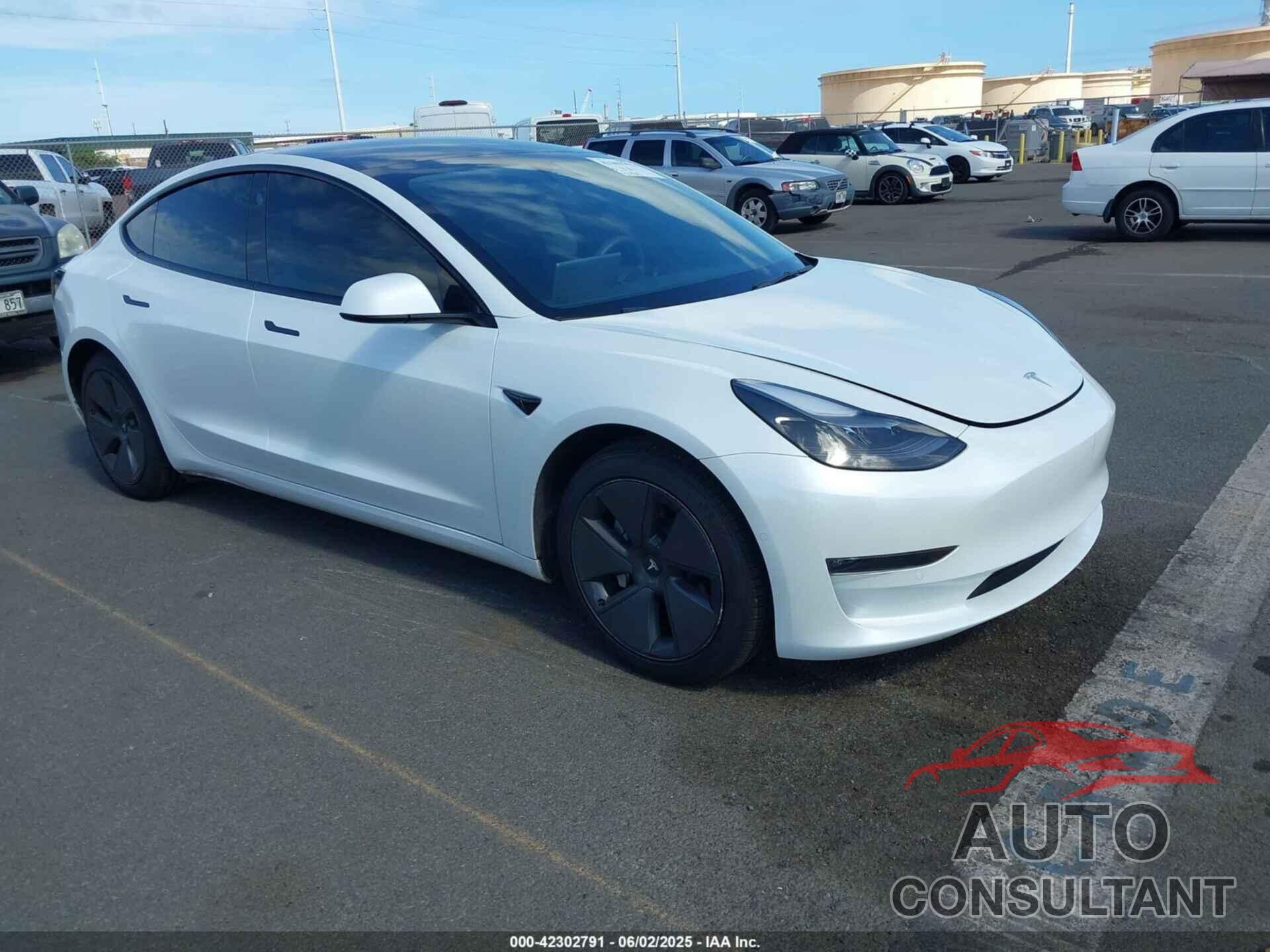 TESLA MODEL 3 2022 - 5YJ3E1EB8NF232479