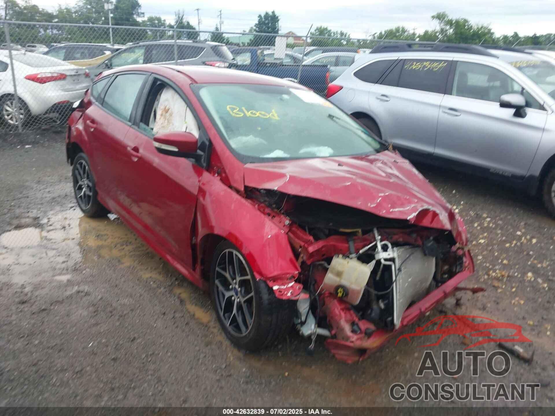 FORD FOCUS 2016 - 1FADP3K29GL201486