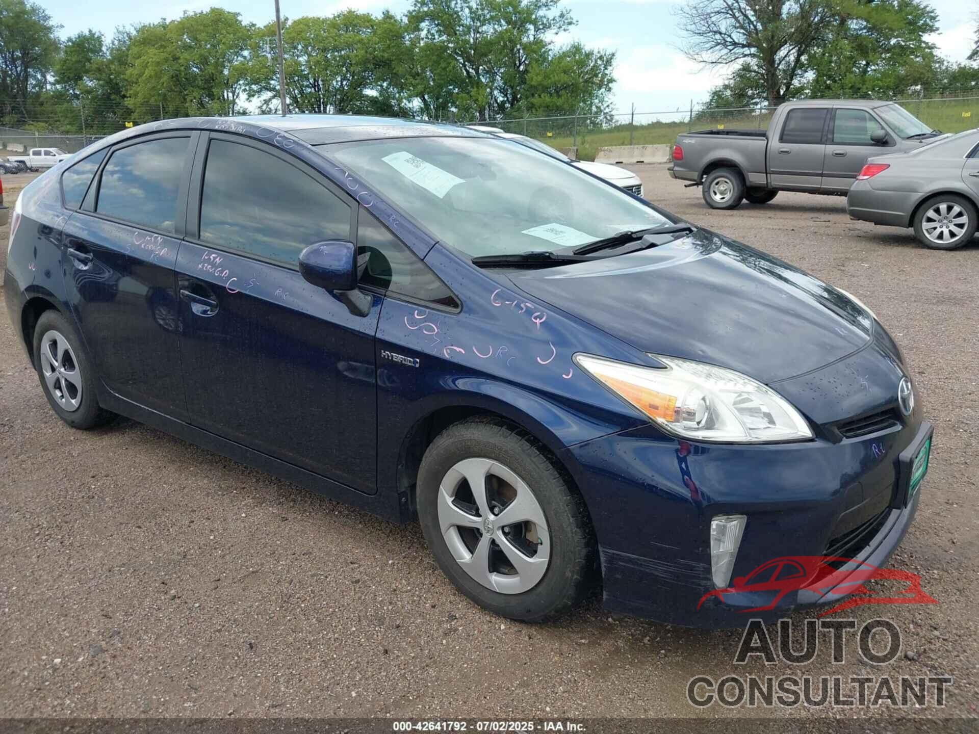 TOYOTA PRIUS 2014 - JTDKN3DUXE0392548