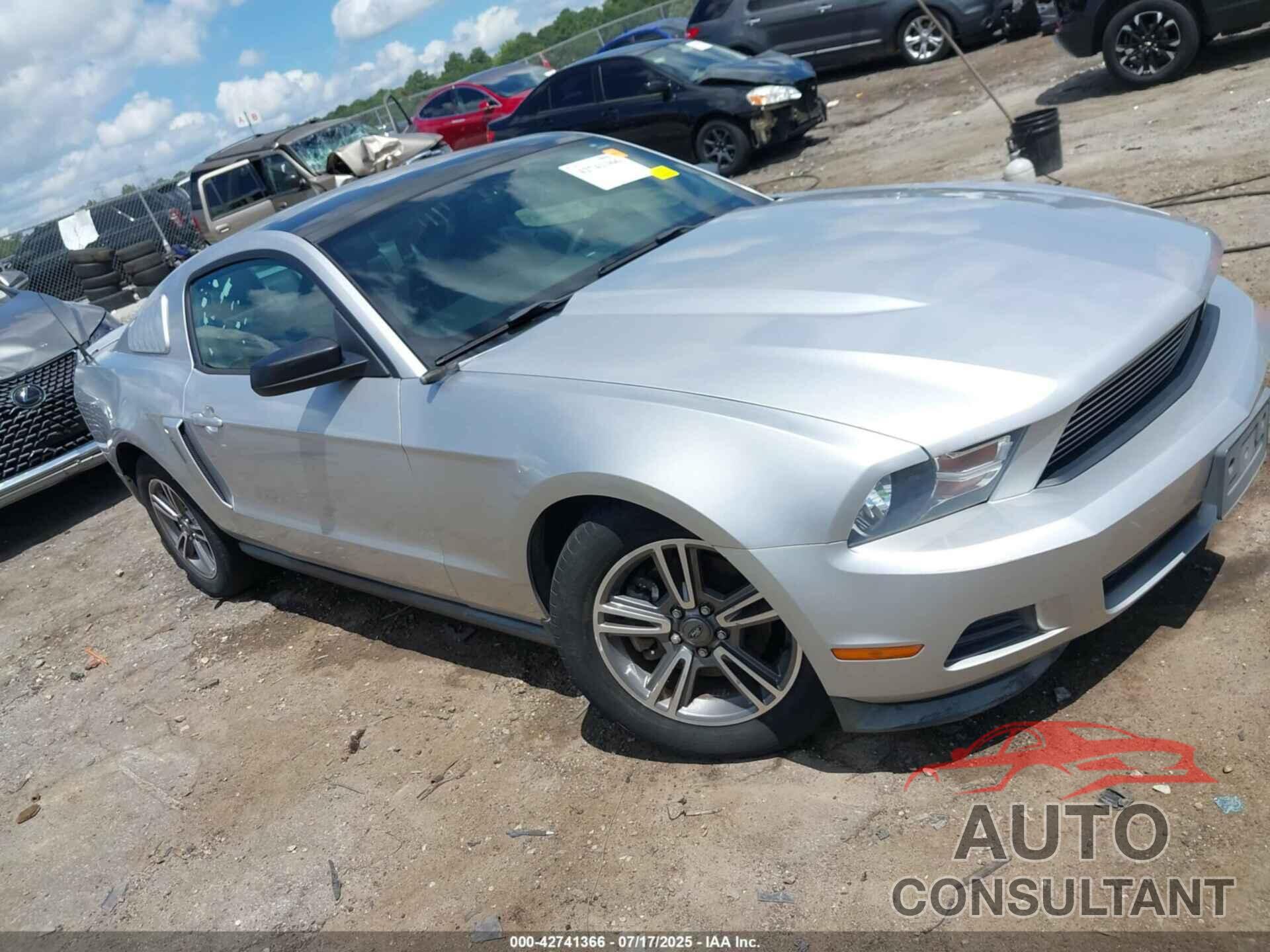 FORD MUSTANG 2012 - 1ZVBP8AM1C5232292