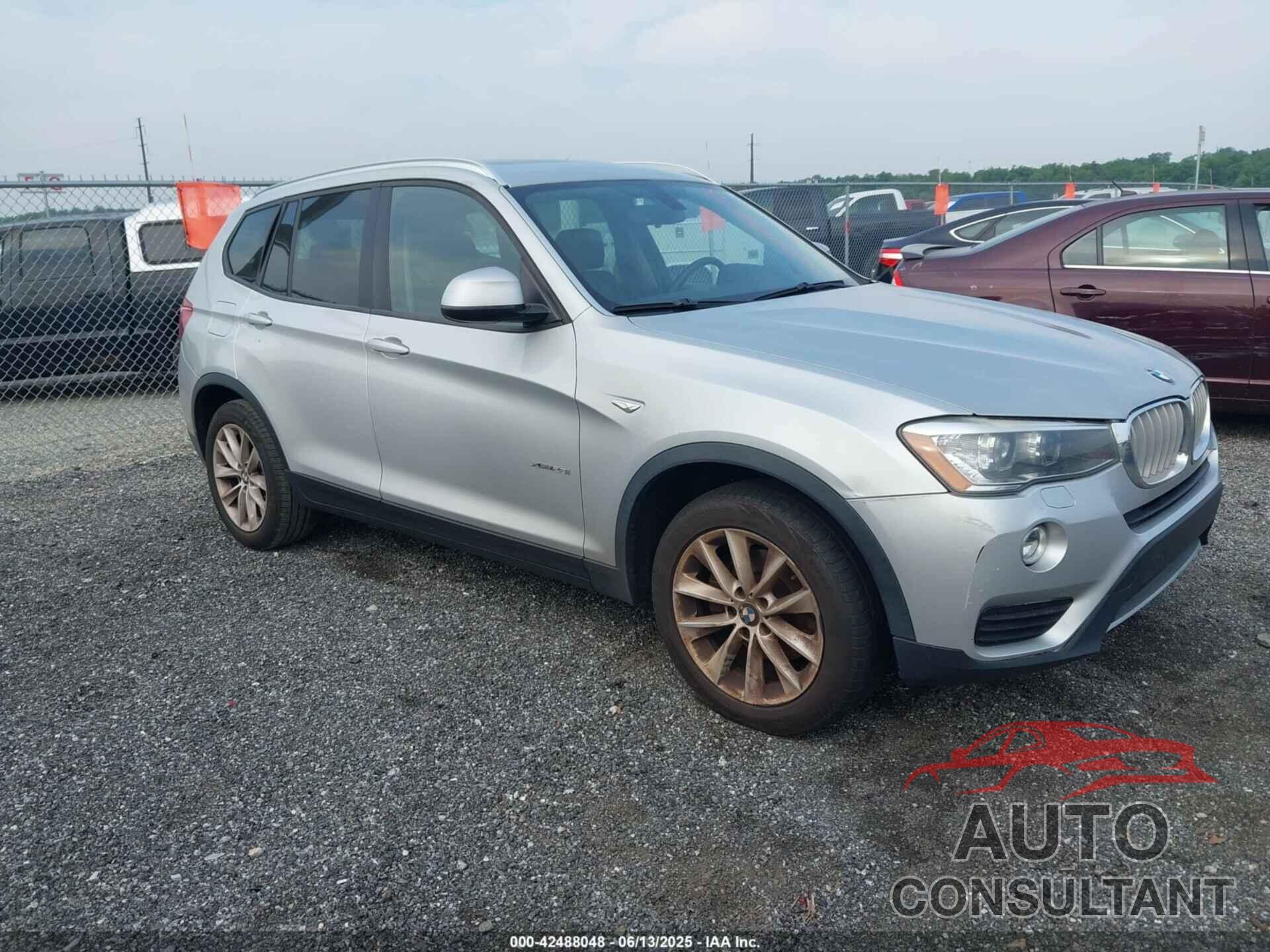 BMW X3 2015 - 5UXWX9C50F0D61580