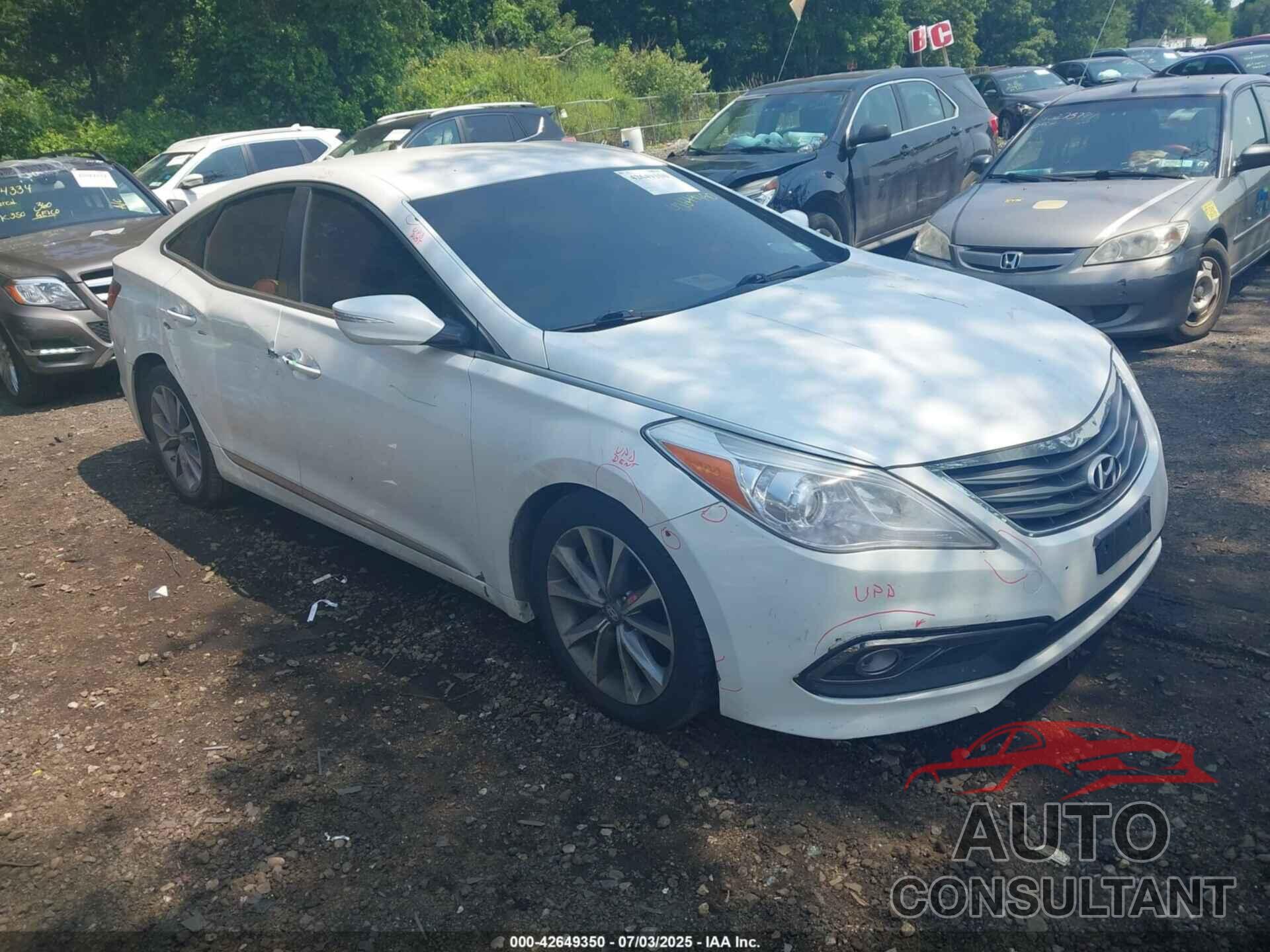 HYUNDAI AZERA 2016 - KMHFG4JG9GA507584