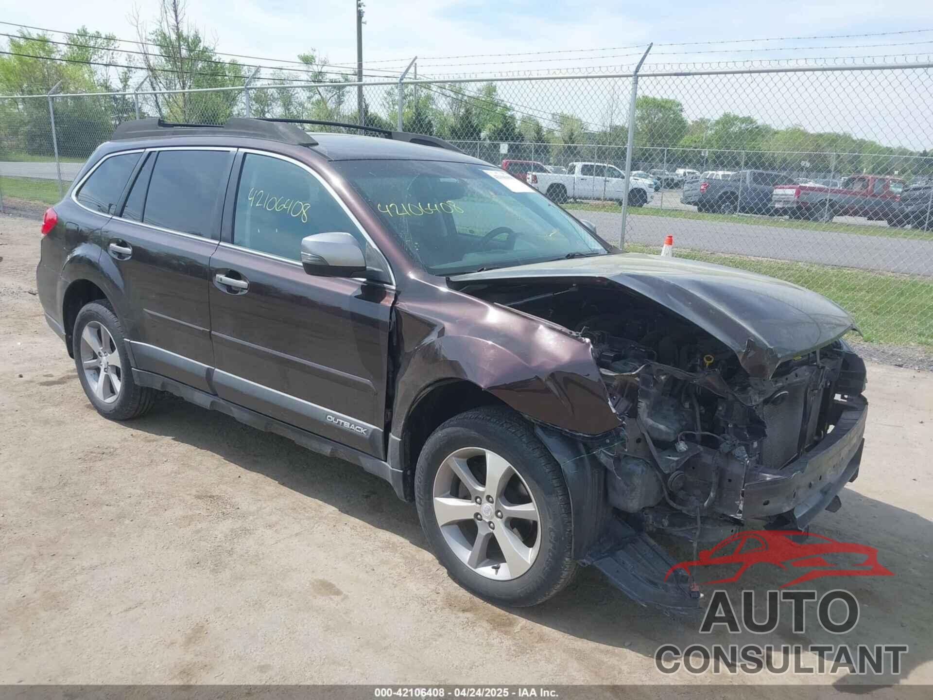 SUBARU OUTBACK 2013 - 4S4BRBSC5D3244048