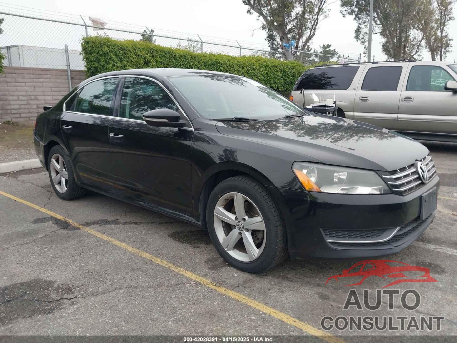 VOLKSWAGEN PASSAT 2012 - 1VWBN7A3XCC094898