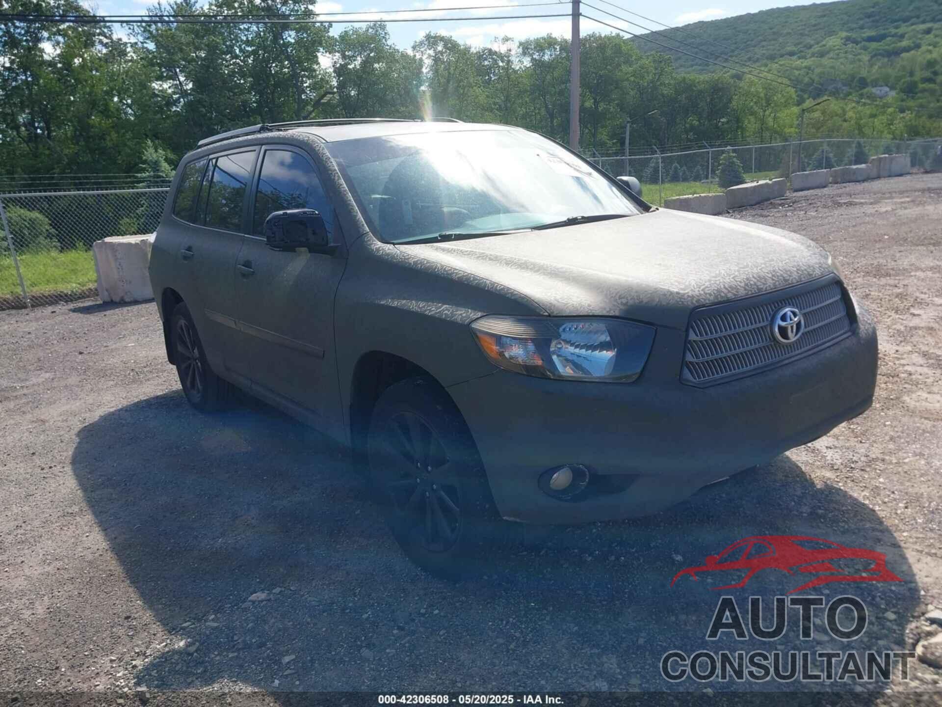 TOYOTA HIGHLANDER HYBRID 2009 - JTEEW44A992031808