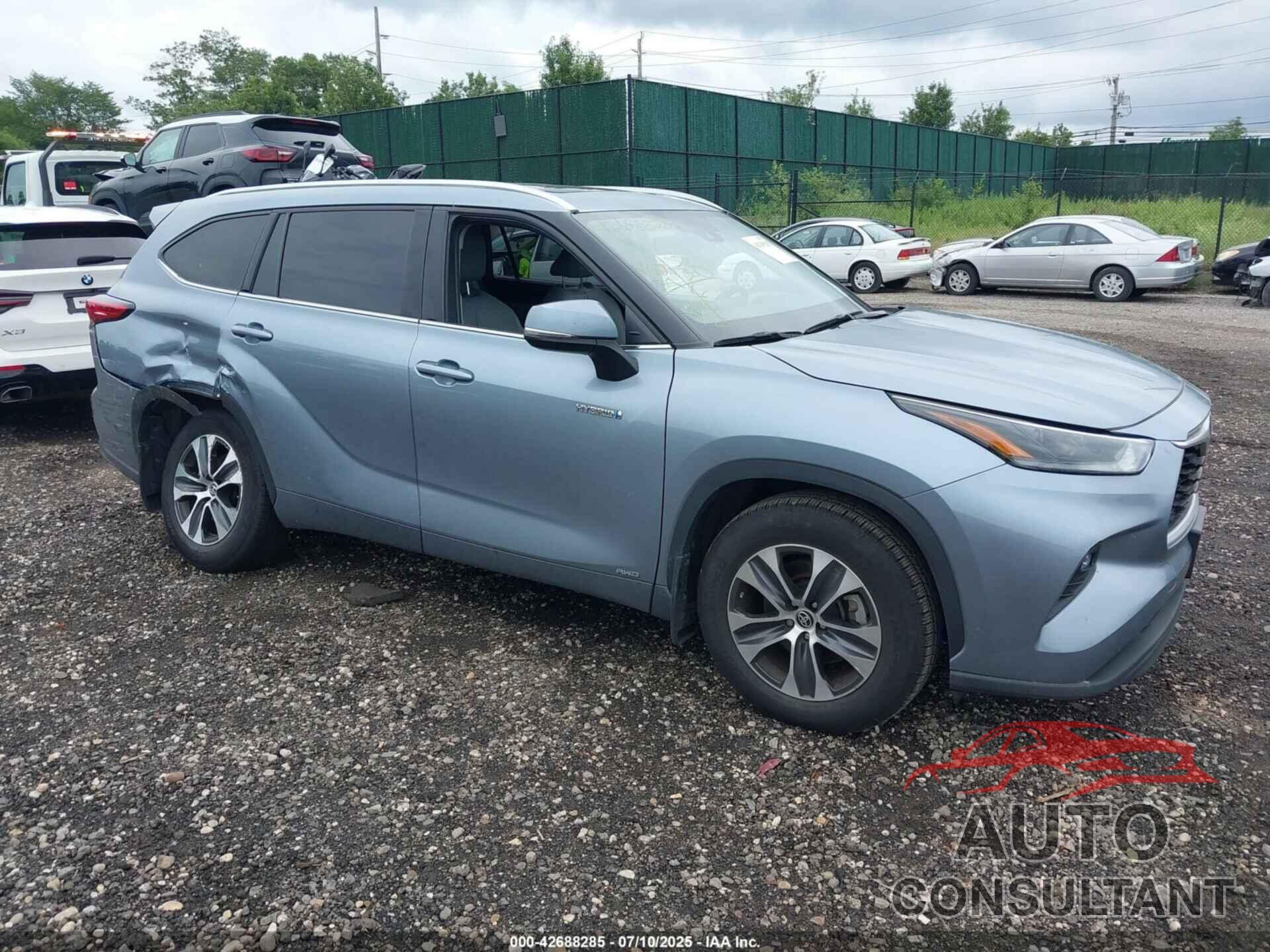 TOYOTA HIGHLANDER 2021 - 5TDGBRCH9MS035492