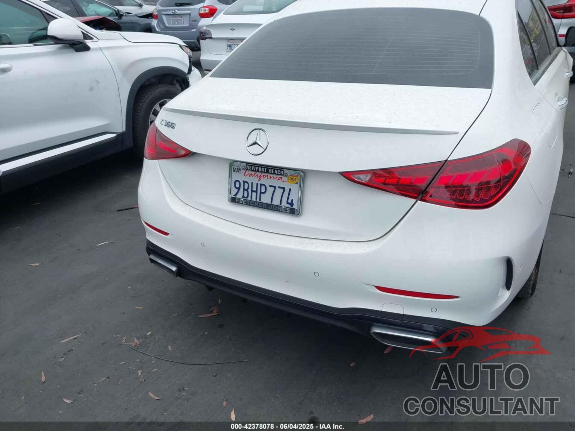 MERCEDES-BENZ C 300 2022 - W1KAF4GB7NR017758
